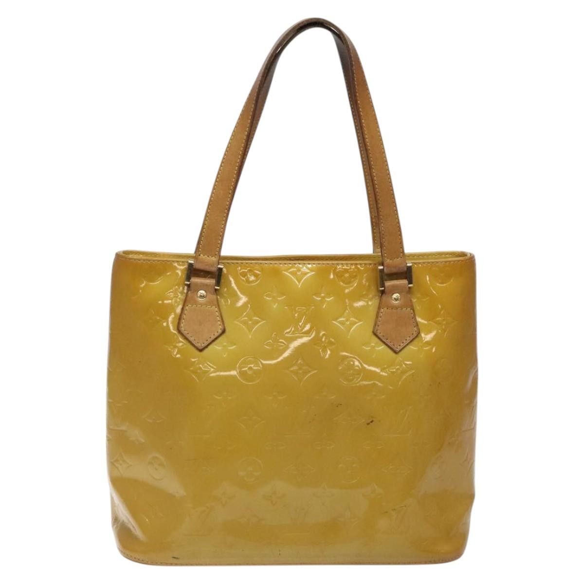 Louis Vuitton LOUIS VUITTON Monogram Vernis Houston Hand Bag Beige M91004 Size ONE SIZE - 2 Thumbnail