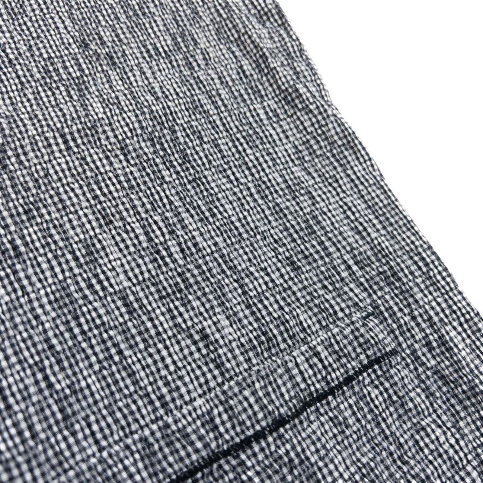 Yohji Yamamoto Vintage Yohji Yamamoto Checkered Ruched Button Up Shirt M Size US M / EU 48-50 / 2 - 5 Thumbnail