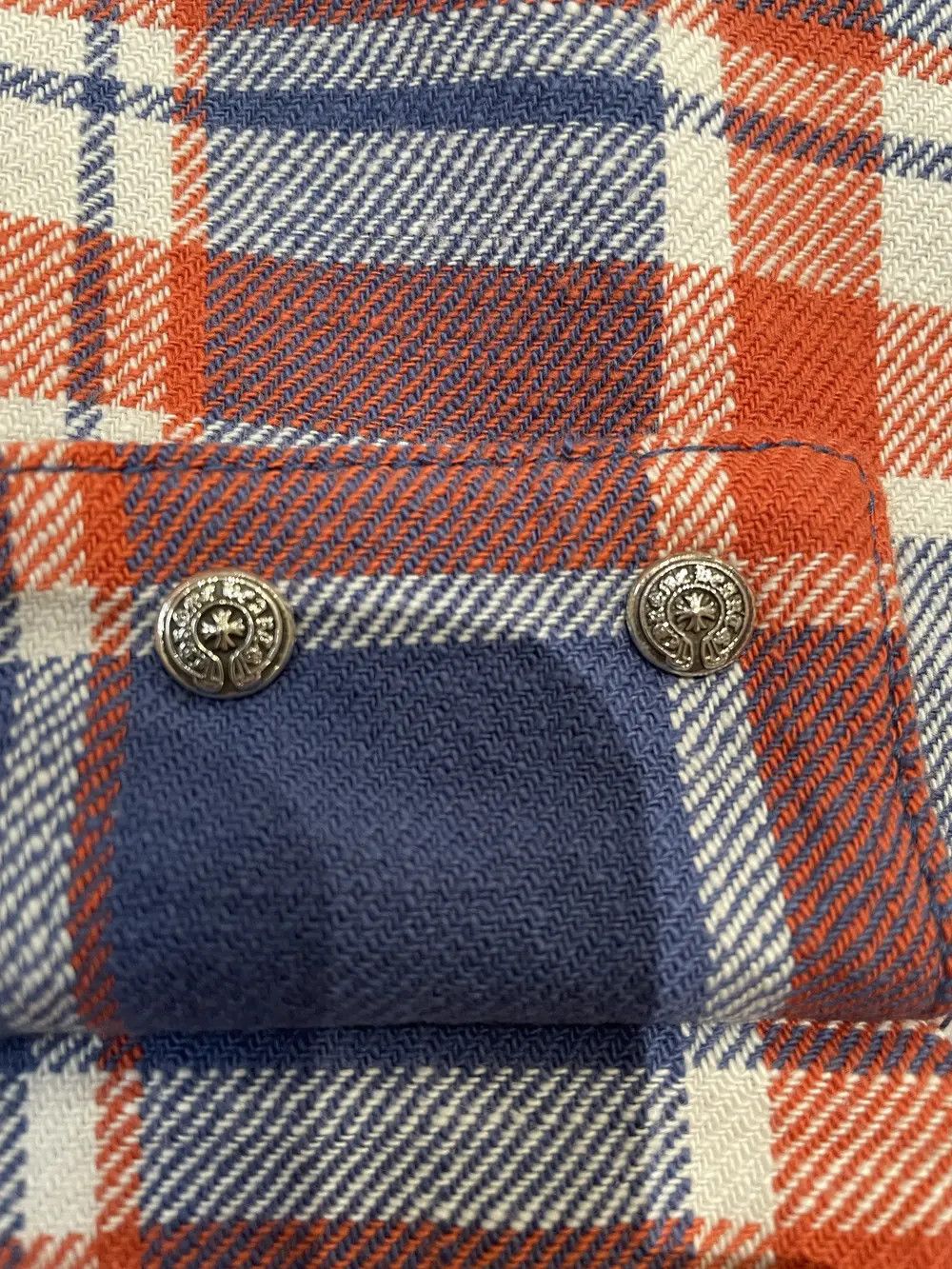 Chrome Hearts Chrome Hearts Sleeve Print Flannel Shirt Size US L / EU 52-54 / 3 - 6 Thumbnail