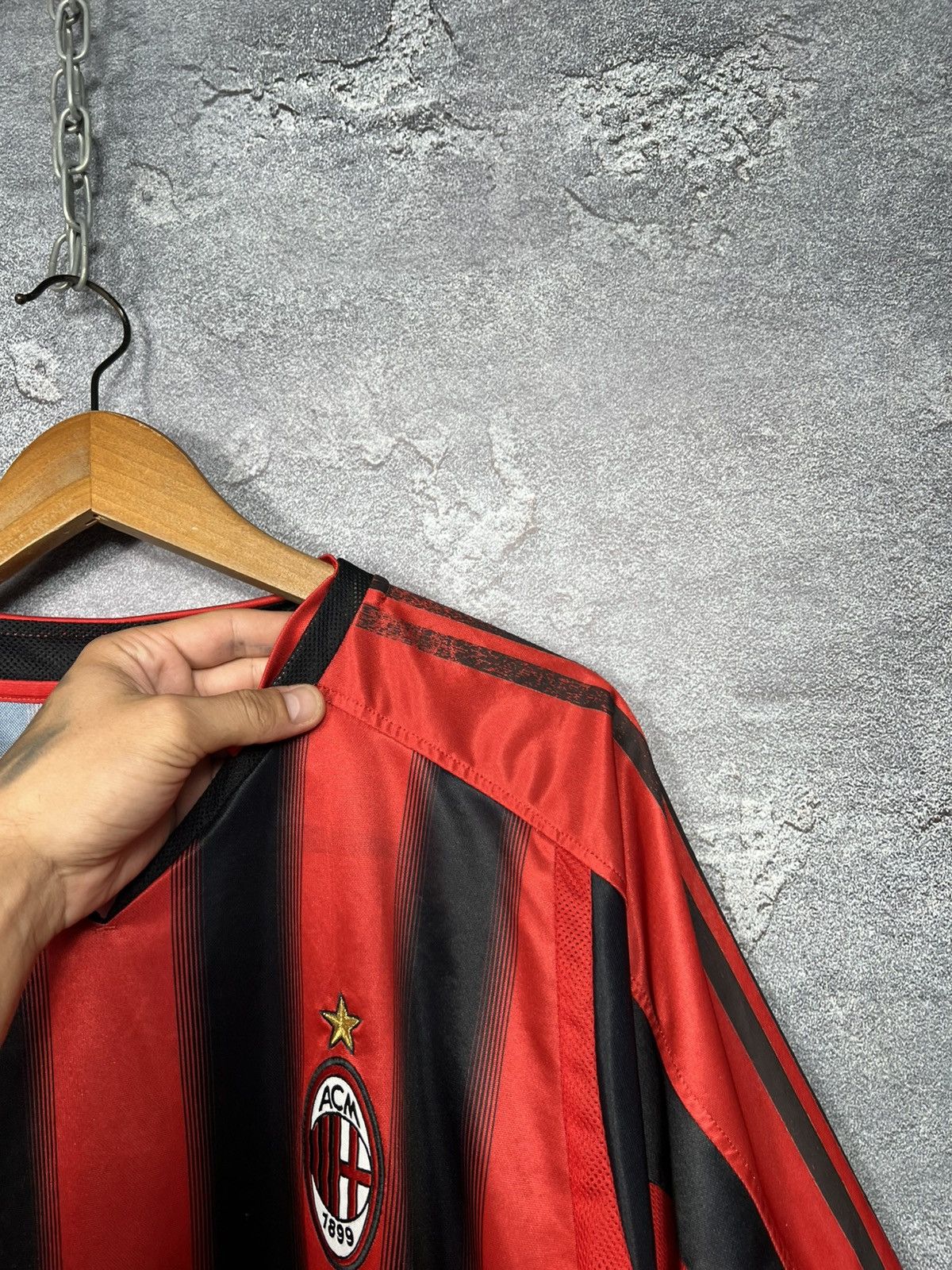 Adidas Adidas Vintage AC Milan 2004 Opel Jersey T-shirt Size US XL / EU 56 / 4 - 10 Thumbnail