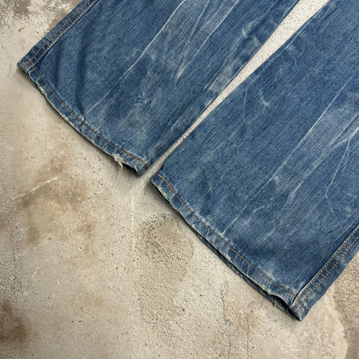 Edwin Vintage Edwin 503 Flare Blue Way Washed Light Blue Jean Size US 30 / EU 46 - 5 Thumbnail