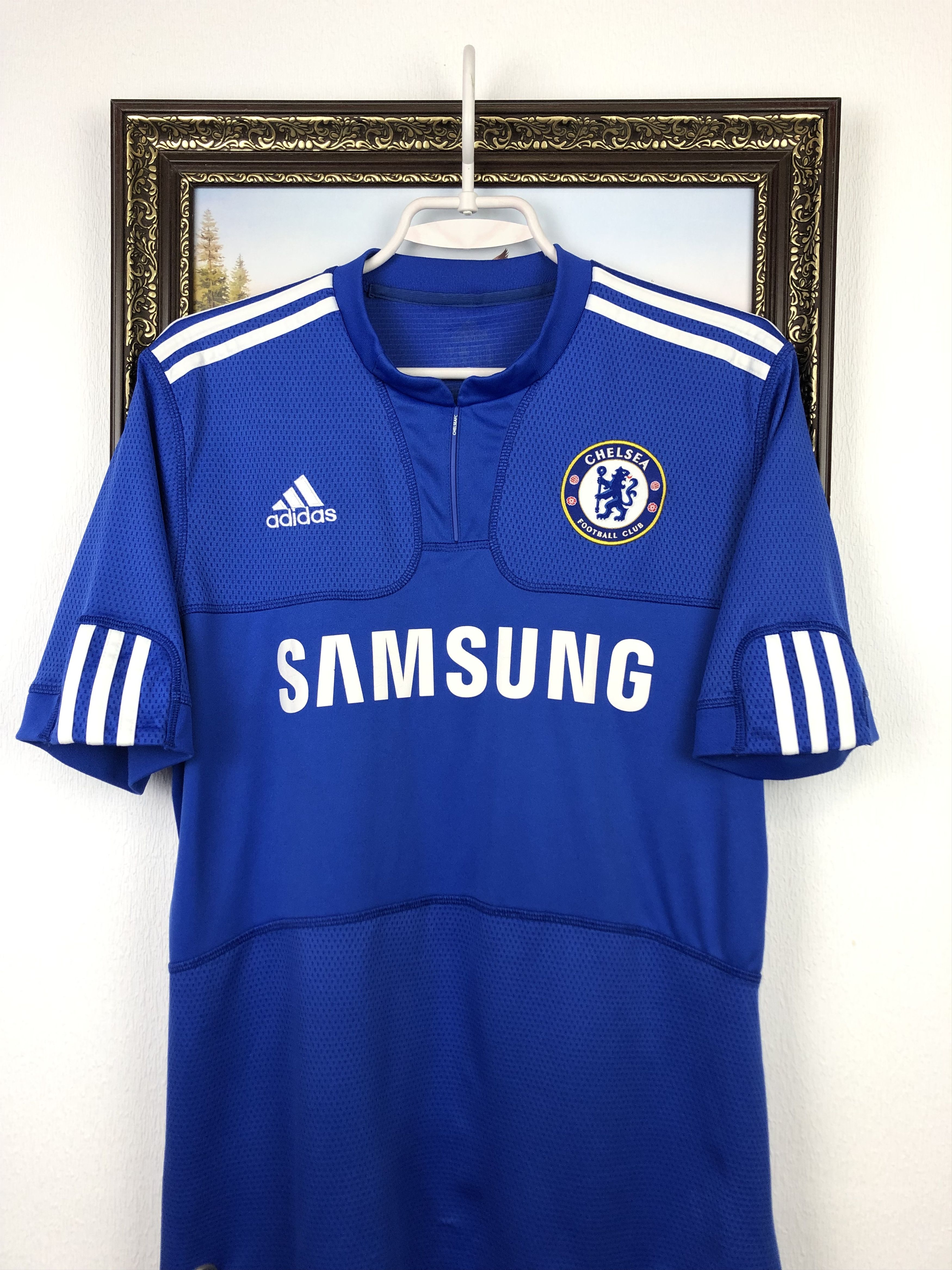 Adidas Chelsea Home football shirt 2009 Soccer Adidas Jersey Trikot Size US S / EU 44-46 / 1 - 2 Thumbnail
