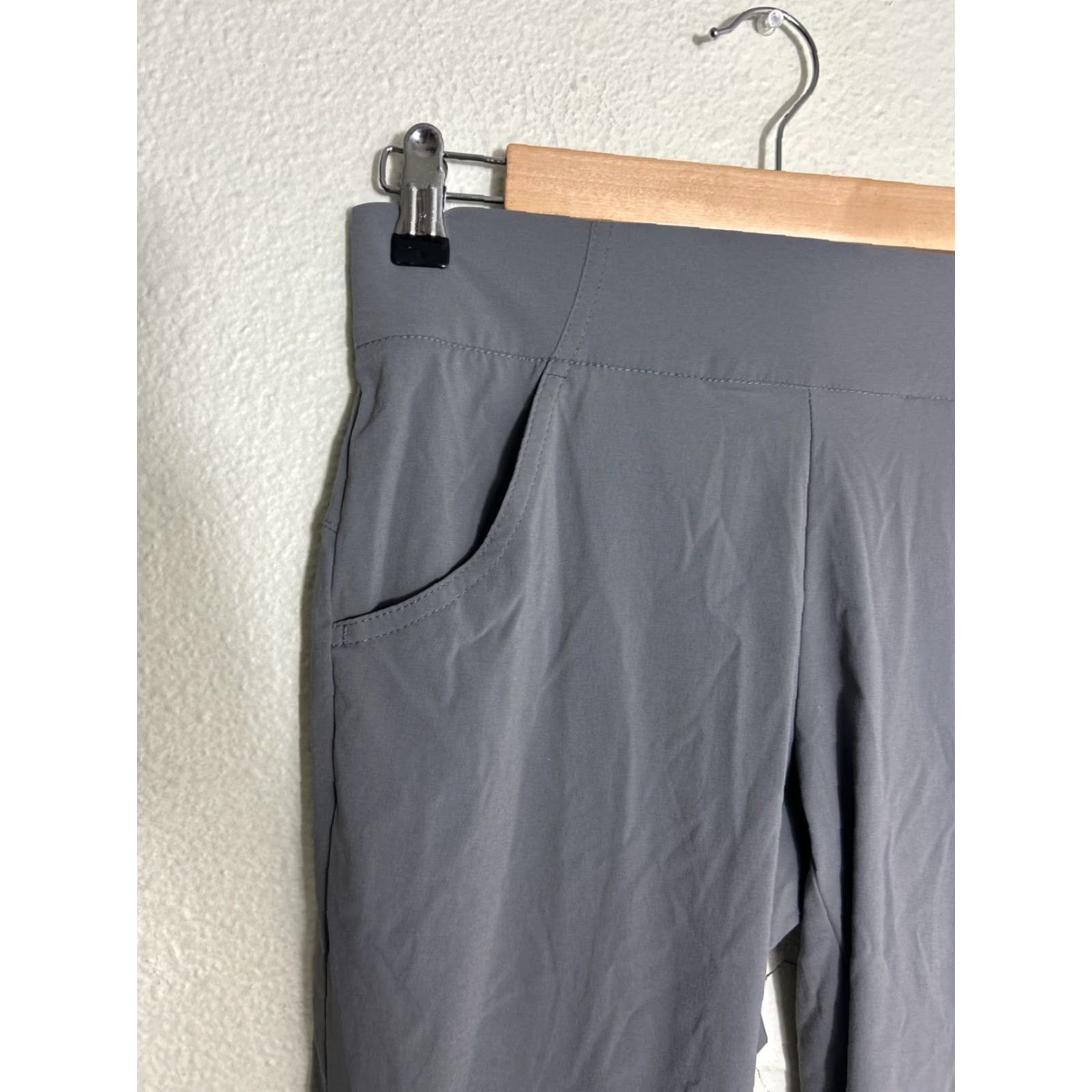 Vintage Columbia Women’s Small Gray Pull on Pants Nylon Spandex Gray 30x32 Size 28" / US 6 / IT 42 - 4 Thumbnail