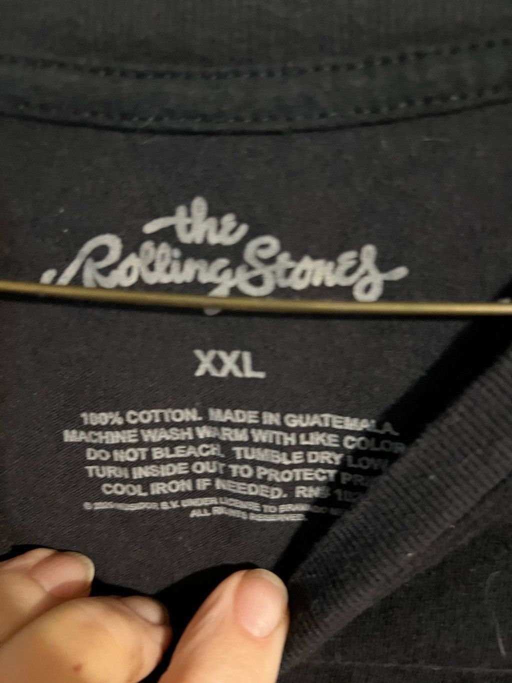 The Rolling Stones Men's The Rolling Stones Black 1975 US Tour mTee XXL Size US XXL / EU 58 / 5 - 3 Thumbnail