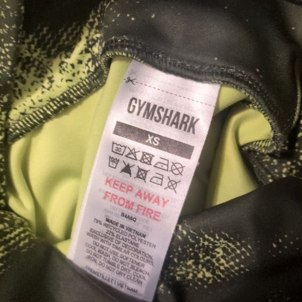 Gymshark Gymshark Moss Olive Print Power Regilar Leggings Size XS Size 25" / US 0 / IT 36 - 2 Thumbnail