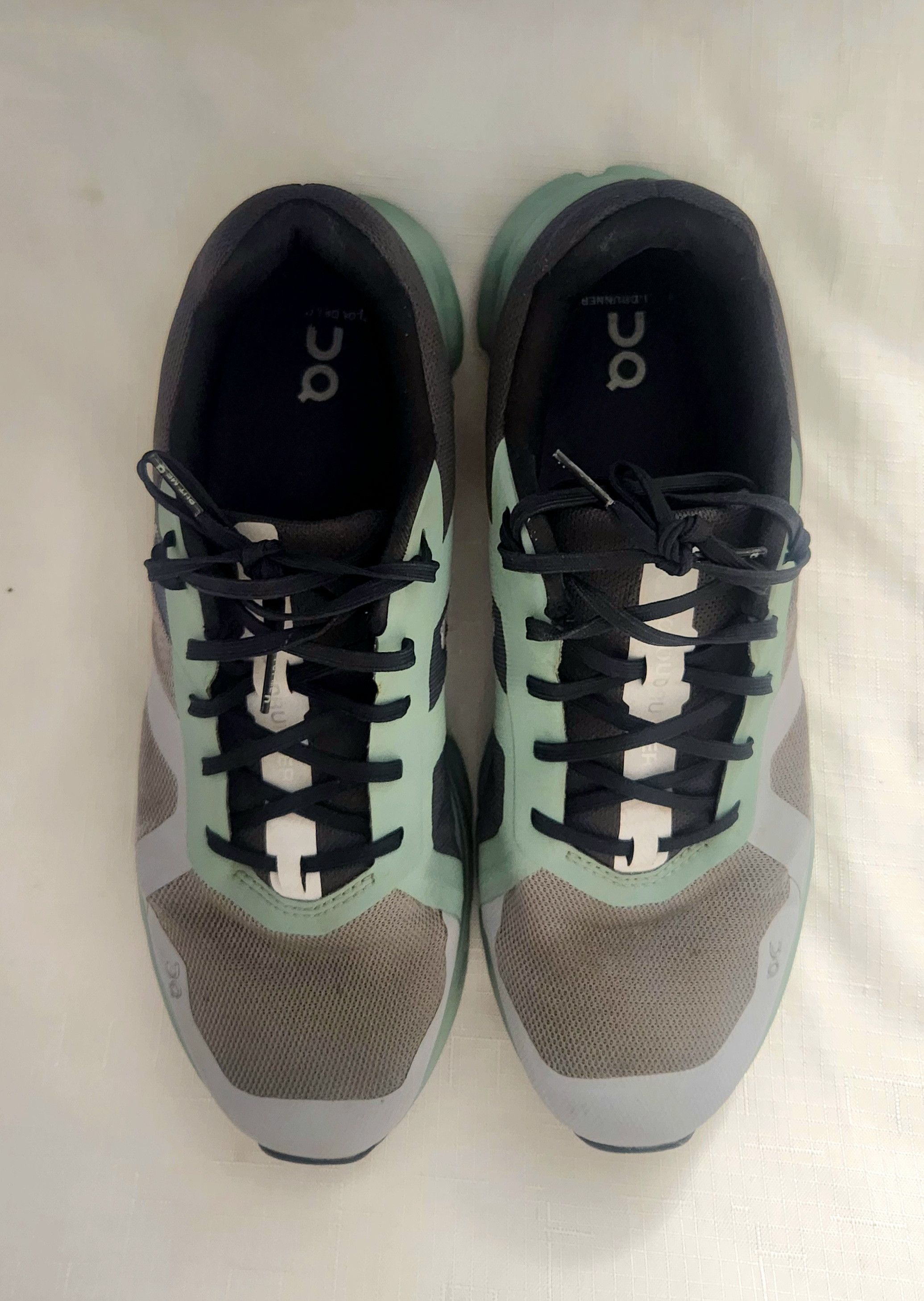 On On Running Men's Cloudrunner Sneakers Alloy/Moss Size 10.5 Size US 10.5 / EU 43-44 - 10 Thumbnail