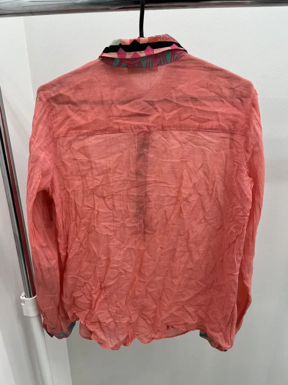 Versace Versace Jeans Cotton Silk Button Up Blouse Size S / US 4 / IT 40 - 2 Thumbnail