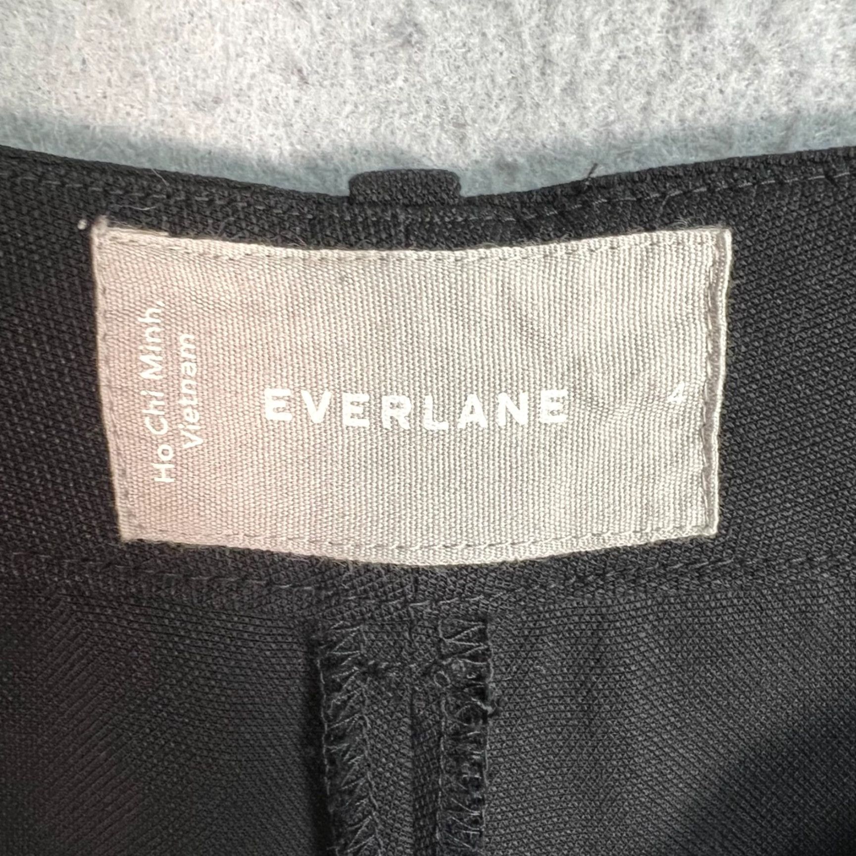 Everlane Everlane Dress Pants Womens Tapered Leg Lyocell Black Size 4 Size 27" / US 4 / IT 40 - 3 Thumbnail