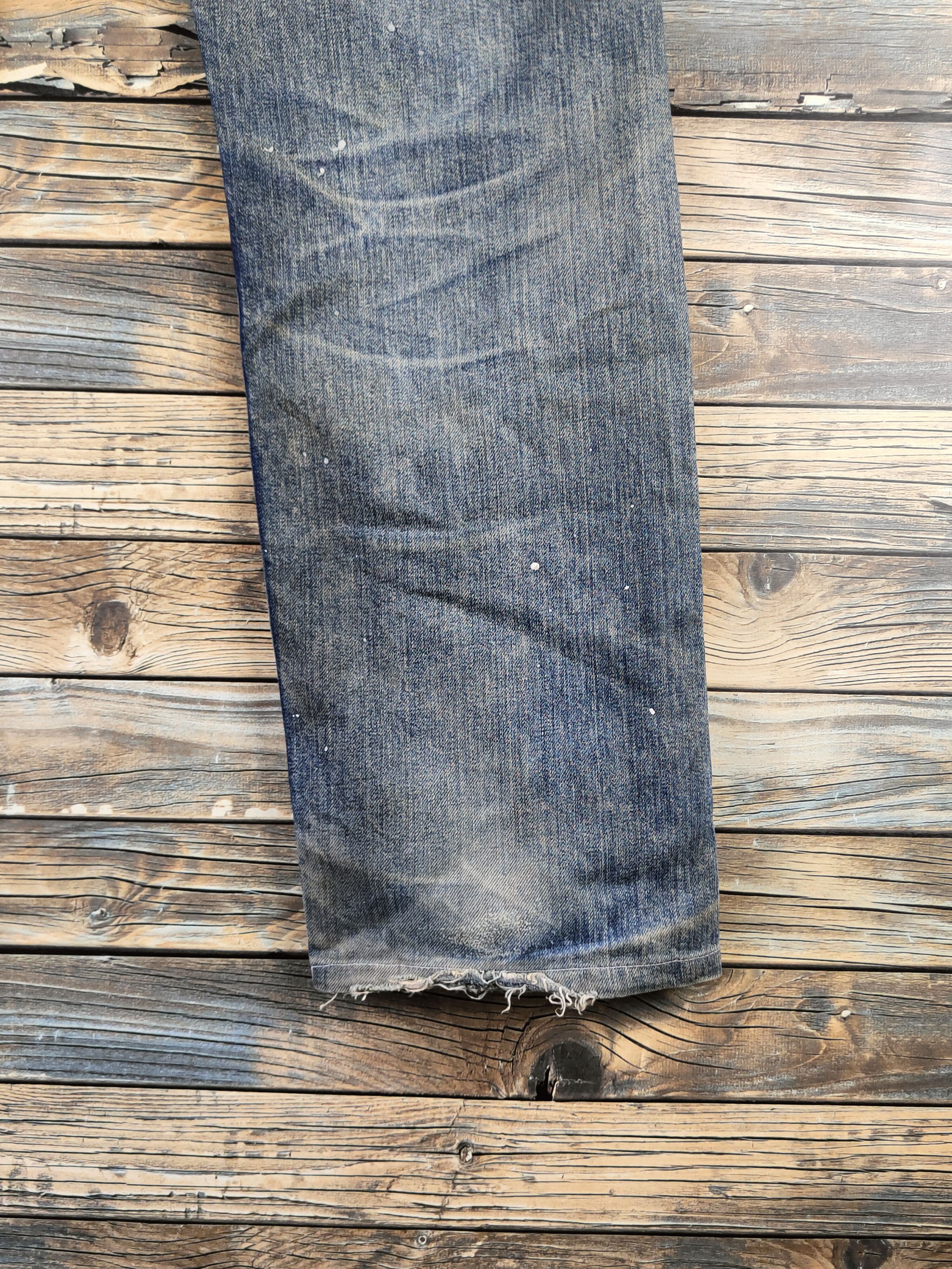Eternal DL Eternal Blue Distressed Ripped Jeans #46-964 Size US 34 / EU 50 - 11 Thumbnail
