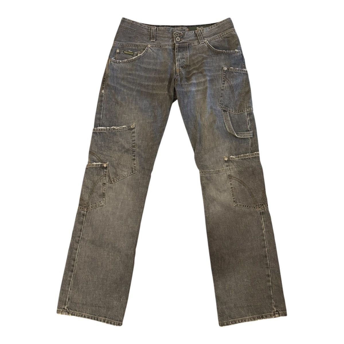 Dolce & Gabbana Dolce & Gabbana asymmetrical cargo denim Size US 32 / EU 48 - 1 Thumbnail