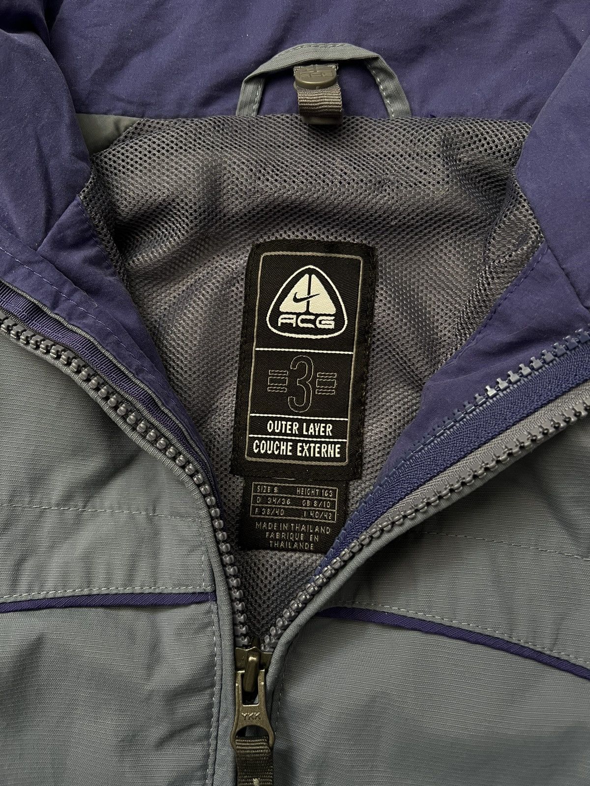 Nike ACG × Vintage Vintage Nike ACG Windbreaker Jacket Size S / US 4 / IT 40 - 4 Thumbnail