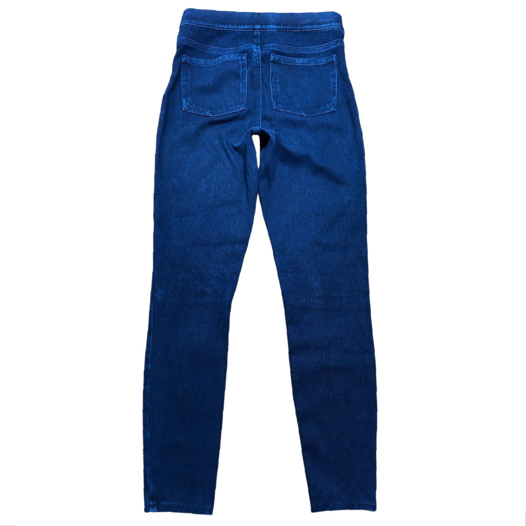 Spanx SPANX Jeans Jeggings Slim Dark Denim High Rise Pull On Blue 27 in Inseam 27.5 in Cotton Blend City Hipster Bohemian Stretch Womens Size 28" / US 6 / IT 42 - 2 Thumbnail