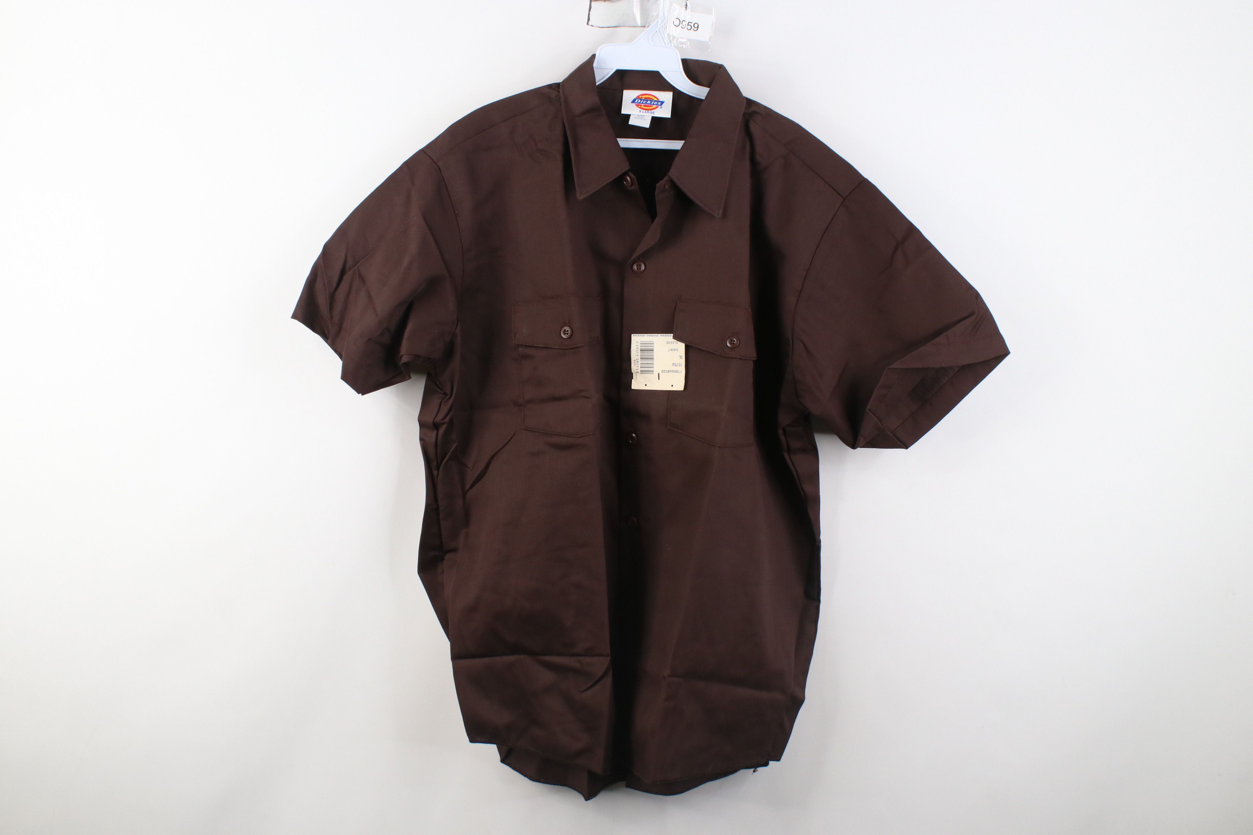Dickies Deadstock Vintage 70s Dickies Short Sleeve Button Shirt USA Size US XL / EU 56 / 4 - 1 Thumbnail