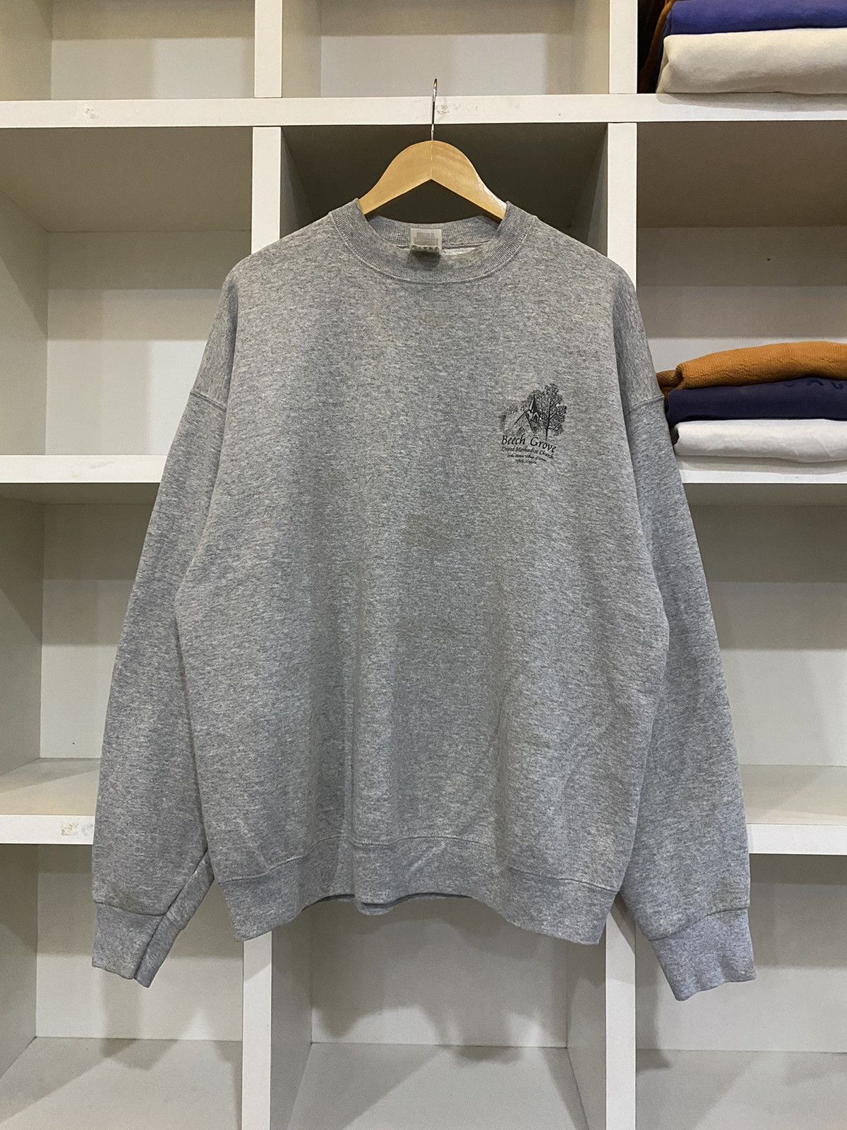 Vintage Vintage Beech Grove Sweatshirt Size US XL / EU 56 / 4 - 4 Thumbnail