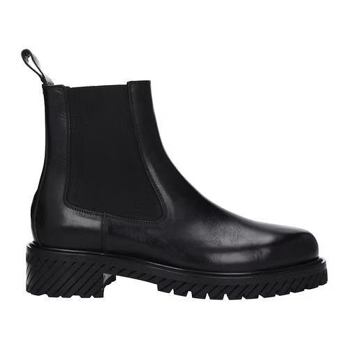 image of Off White Ob1O1E0424 Ankle Boots In Black, Men's (Size 10)