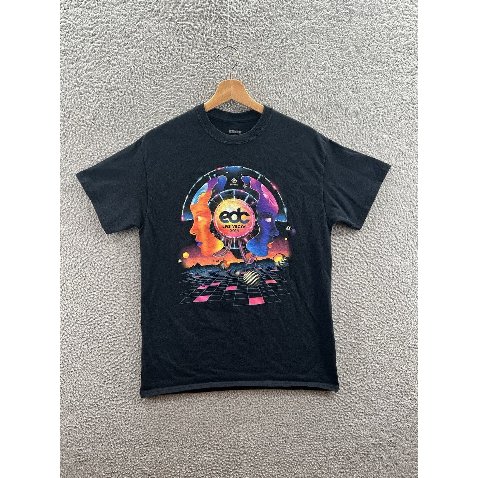 Other Insomniac EDC Las Vegas Festival 2019 Black T-Shirt Medium Size US M / EU 48-50 / 2 - 1 Thumbnail