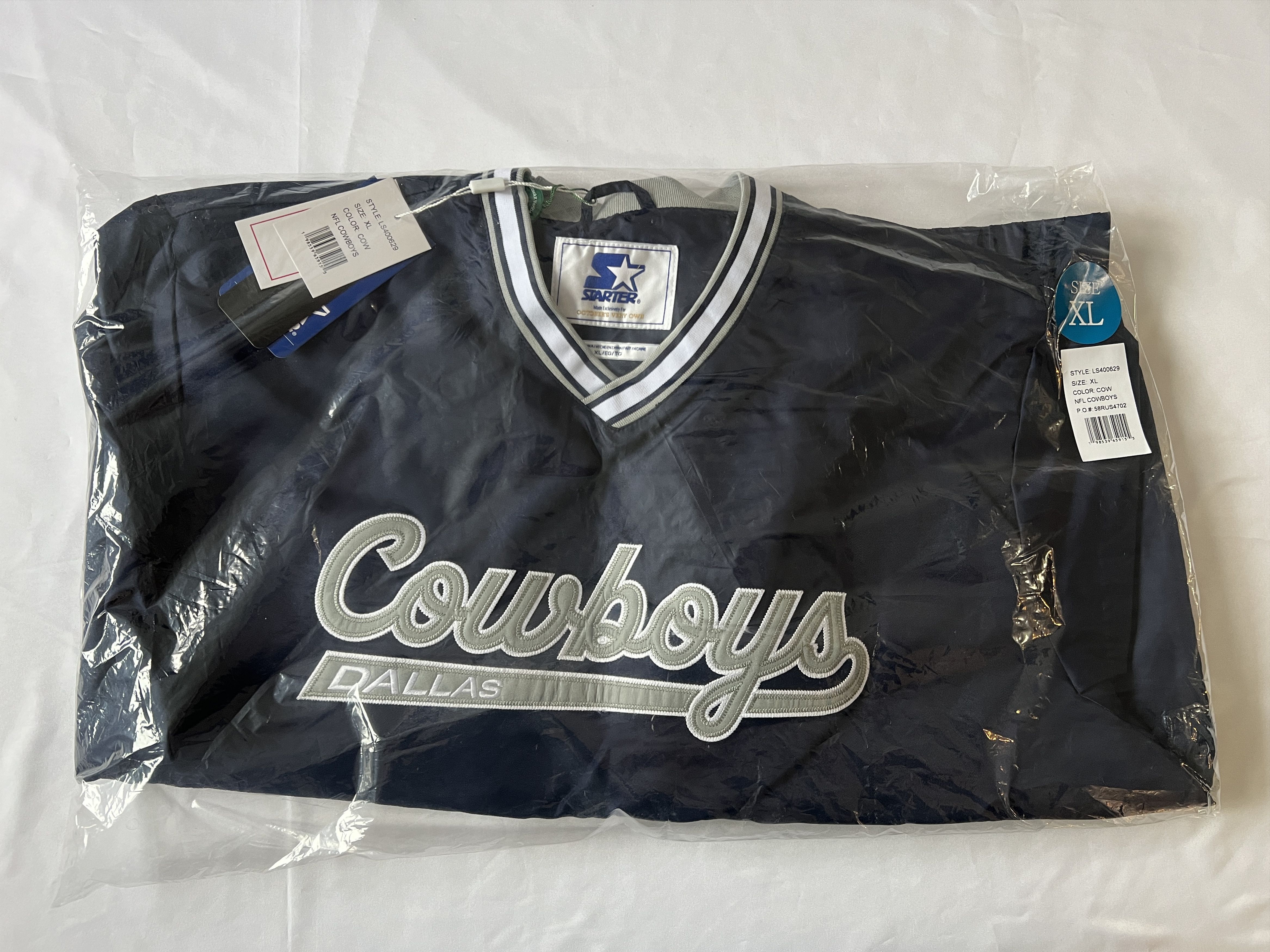 Drake OVO x NFL DALLAS COWBOYS STARTER TRAINER PULLOVER JACKET Size US XL / EU 56 / 4 - 3 Thumbnail