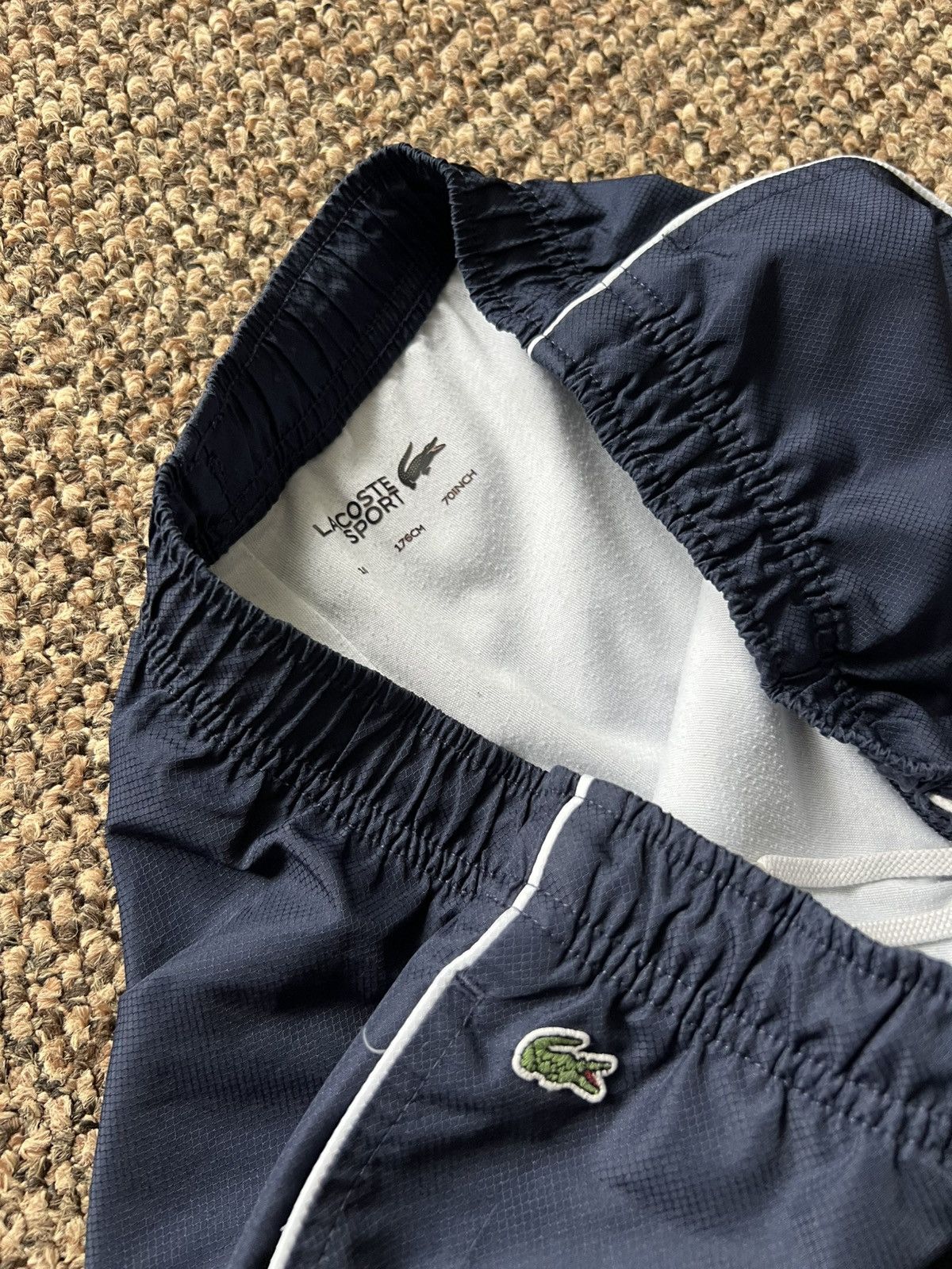 Lacoste Vintage Lacoste Track Pants Sportswear Size S Drill Size US 30 / EU 46 - 6 Thumbnail