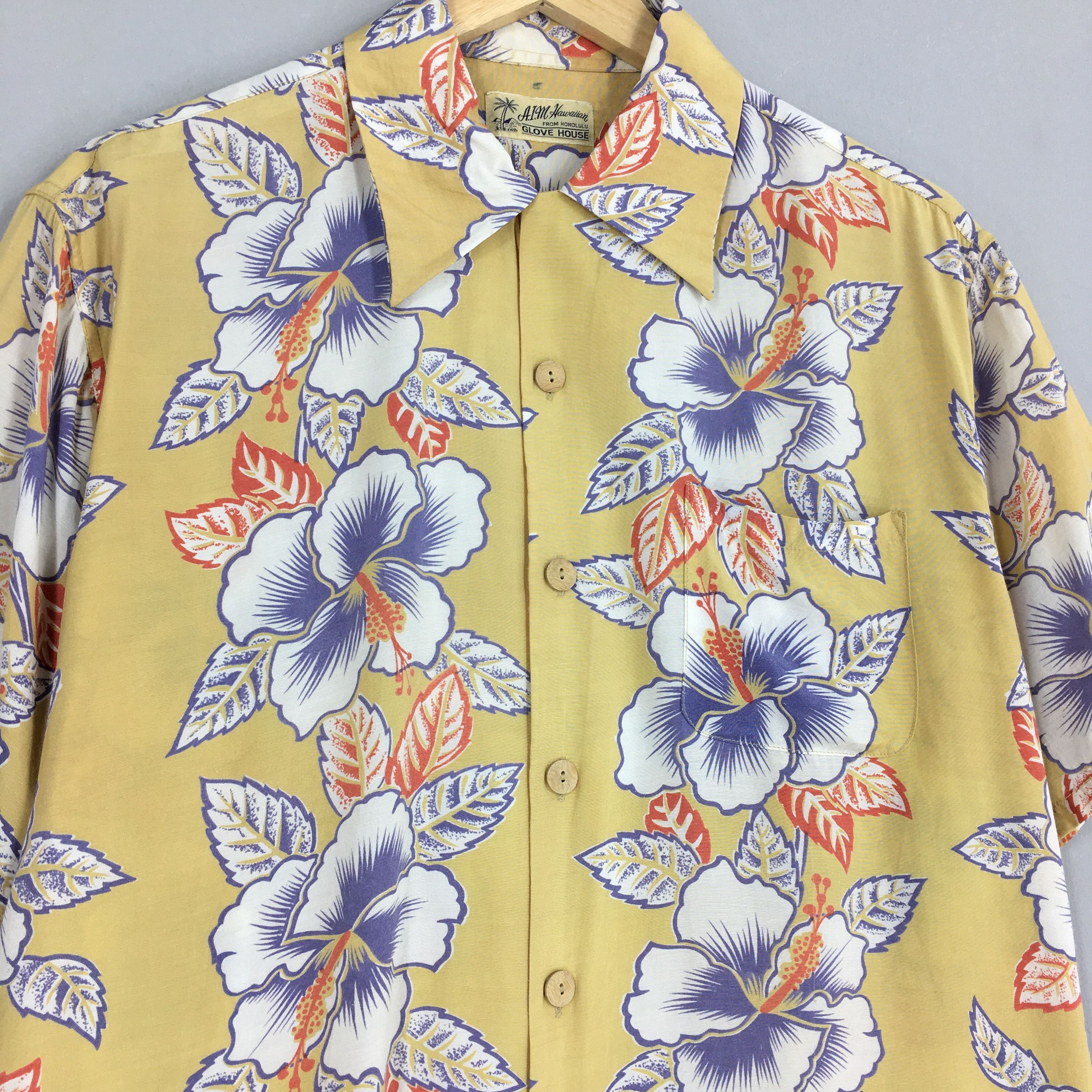 Vintage Vintage 80s Hawaii Aloha Floral Printed Shirt Medium Size US M / EU 48-50 / 2 - 3 Thumbnail