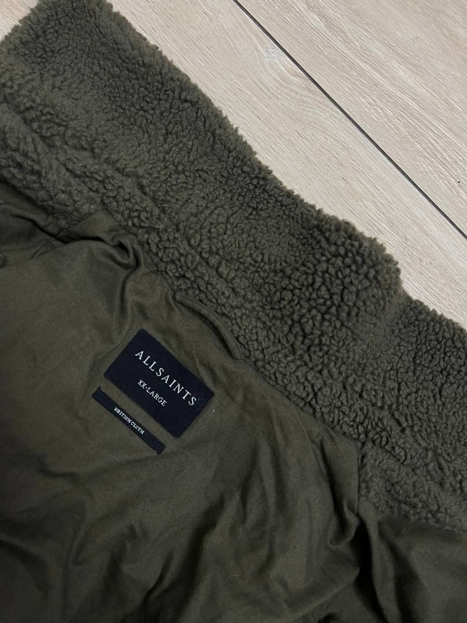 Allsaints Allsaints Bevin Sherpa Trucker Jacket Khaki Shirt 2XL Teddy Size US XXL / EU 58 / 5 - 8 Thumbnail