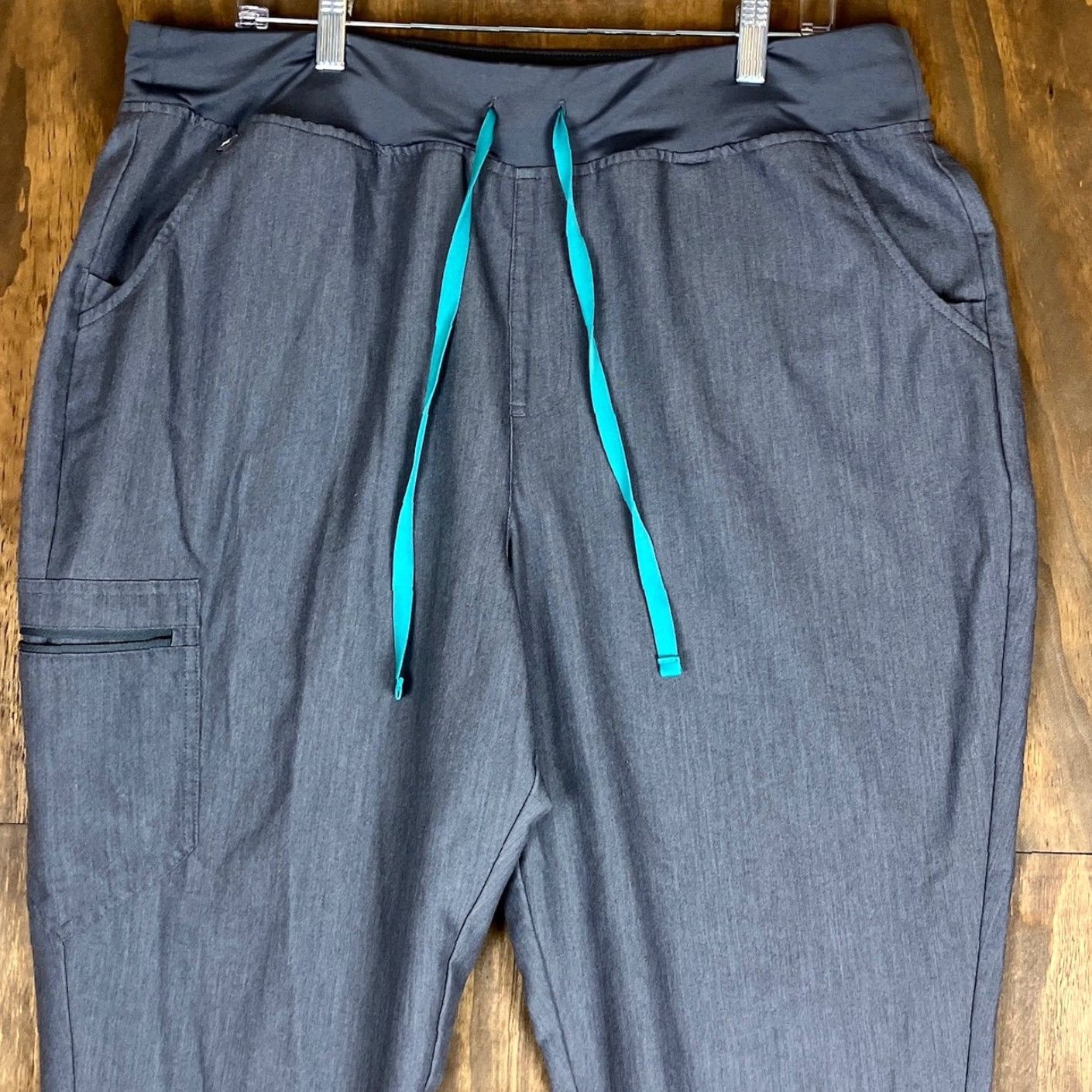 Vintage Figs Womens Pants Gray Zamora Jogger Technical Collection Stretch 2XL Size 40" / US 18 - 2 Thumbnail