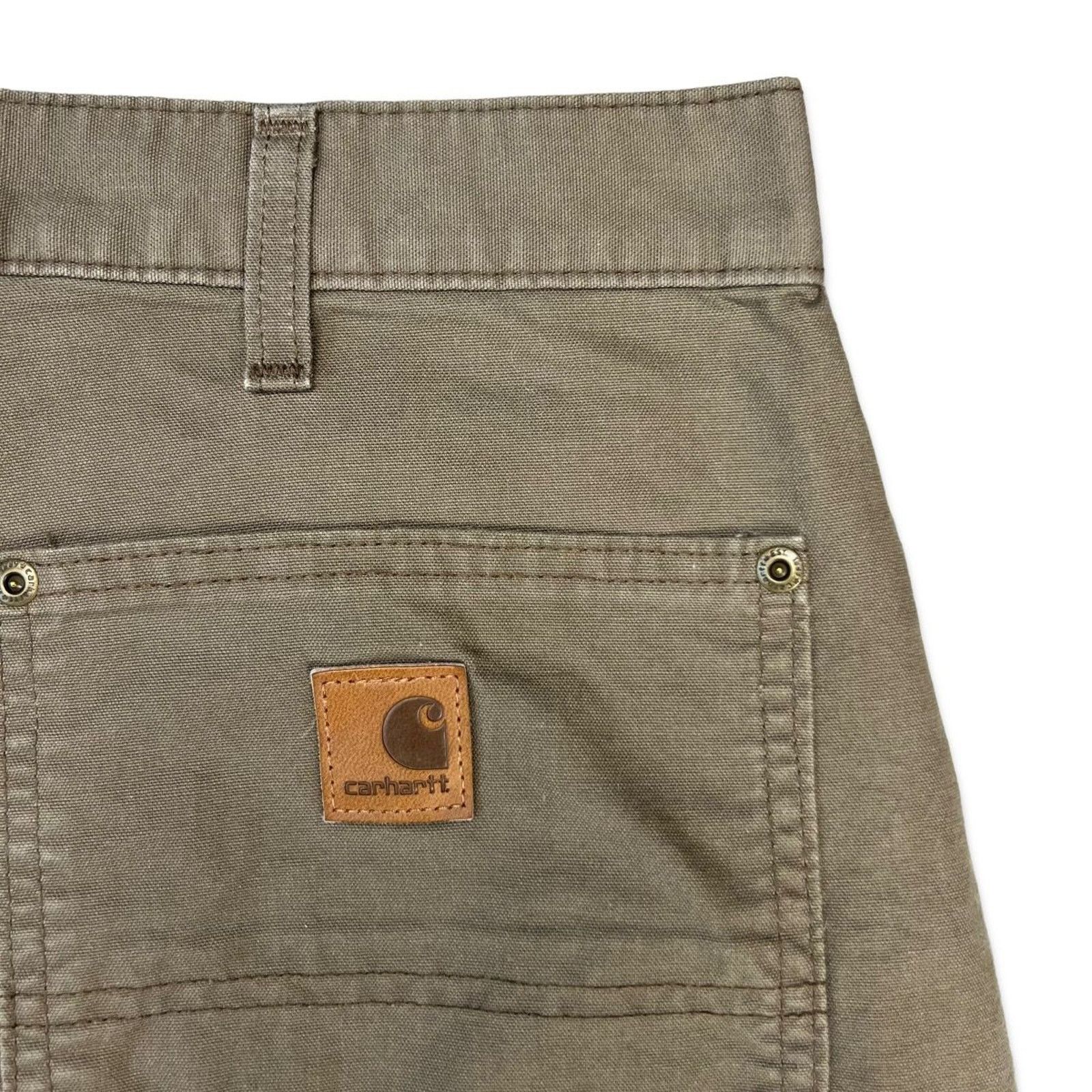 Carhartt × Vintage Carhartt Pants 35x31 Double Knee Workwear Dungaree Carpenter Size US 35 - 4 Thumbnail