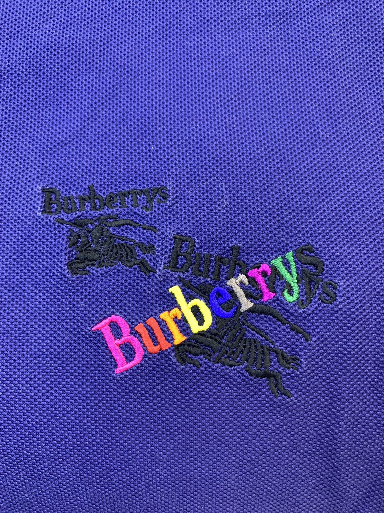 Burberry Burberry Logo Print Pullover Short Sleeve Polo K26WX Size US M / EU 48-50 / 2 - 7 Thumbnail