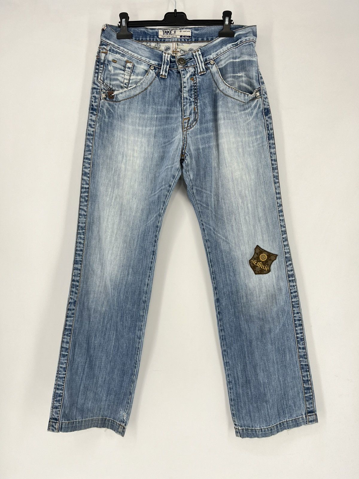 Japanese Brand × Vintage Vintage TAKE TWO Denim Jeans, Made In Italy "Style Ed Hardy Size US 32 / EU 48 - 1 Thumbnail