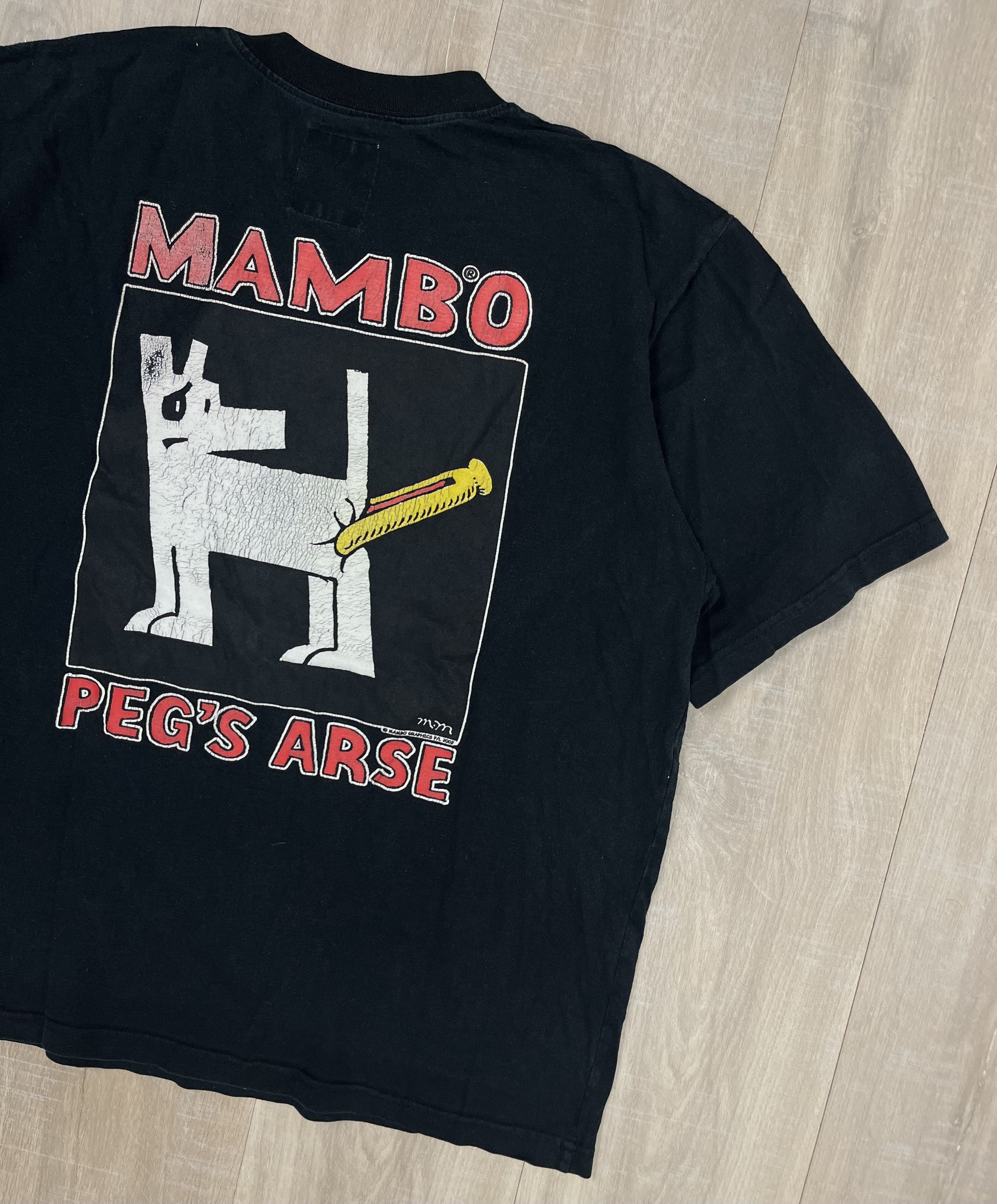 Mambo Vintage Mambo T-Shirt 2002 Peg’s Arse Surfwear L Size US L / EU 52-54 / 3 - 2 Thumbnail