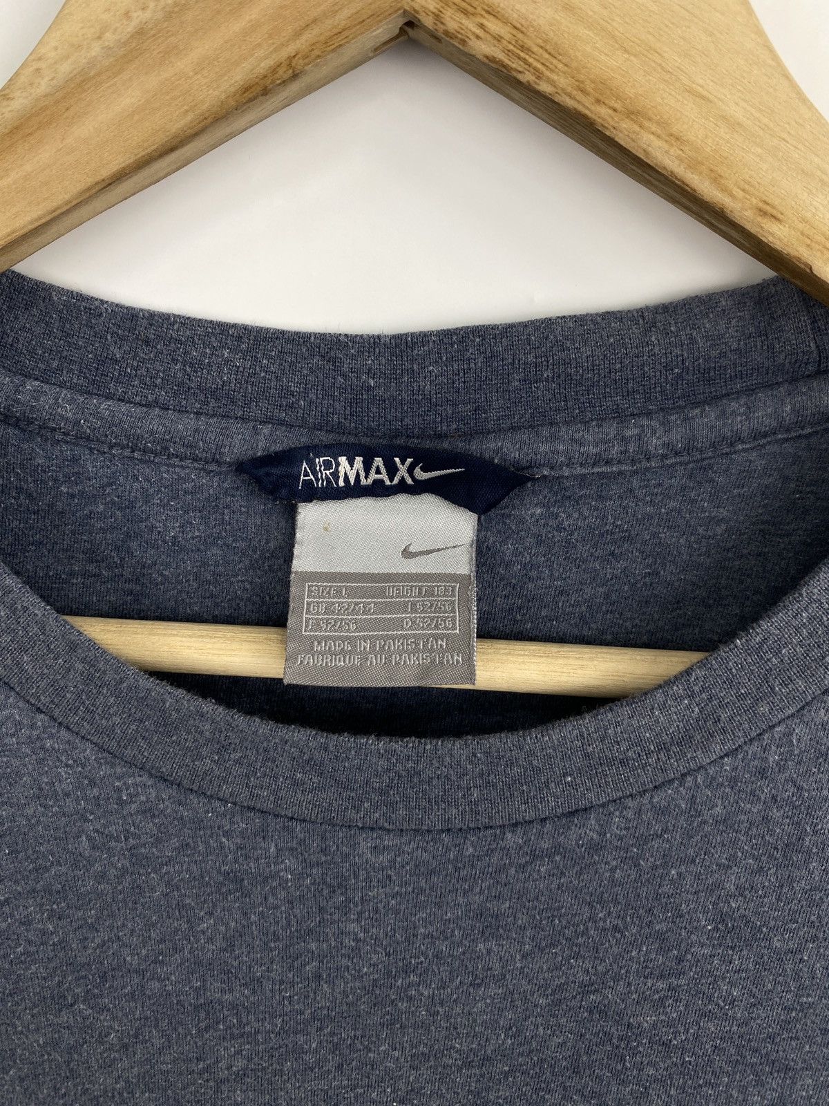 Nike 🇺🇸 Vintage 90s Nike Air Max T-Shirt Y2K Rare Retro Hype Size US L / EU 52-54 / 3 - 5 Thumbnail