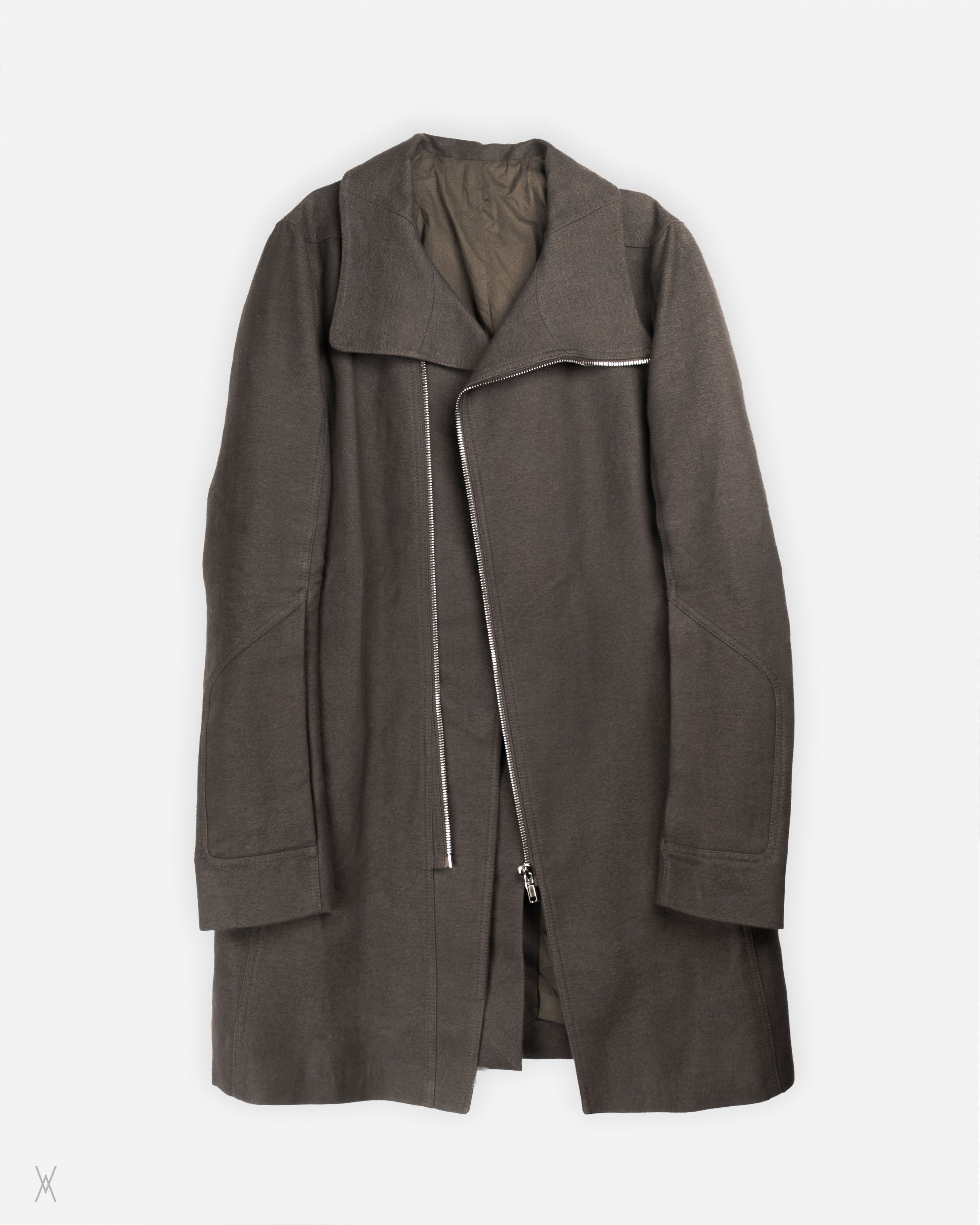 Rick Owens Rick Owens FW18 “Sisyphus” Funnel-Neck Coat Size US M / EU 48-50 / 2 - 3 Thumbnail