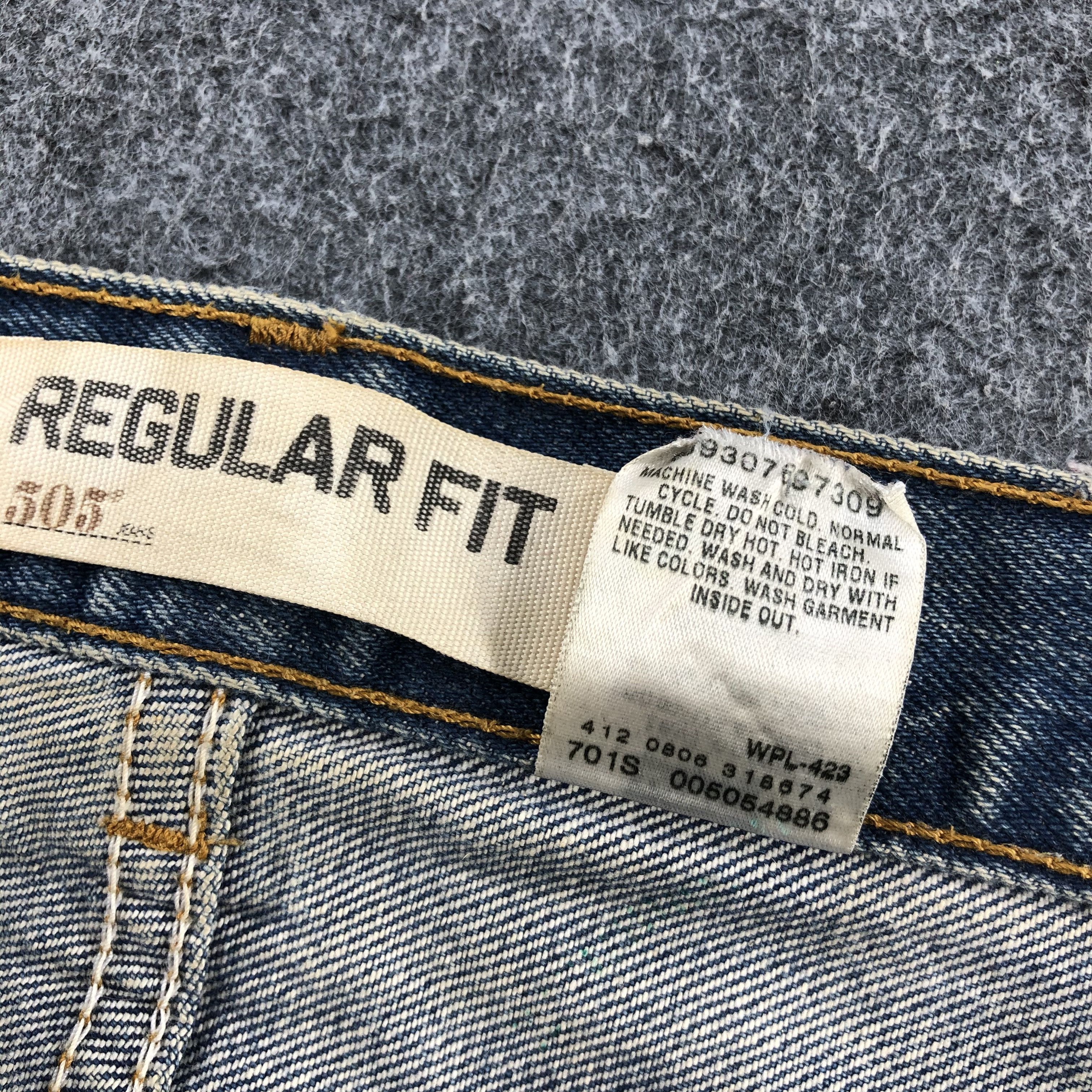 Levi's Vintage Levis 505 Jeans-JM717 Size US 32 / EU 48 - 10 Thumbnail