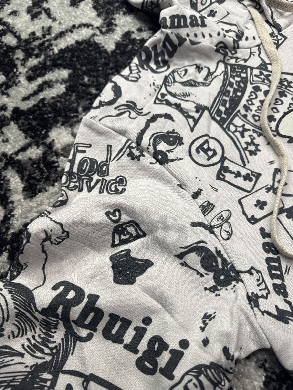 Rhude The Weeknd XO “After Hours” All-Over Print Hoodie – Size XXL Size US XXL / EU 58 / 5 - 5 Thumbnail