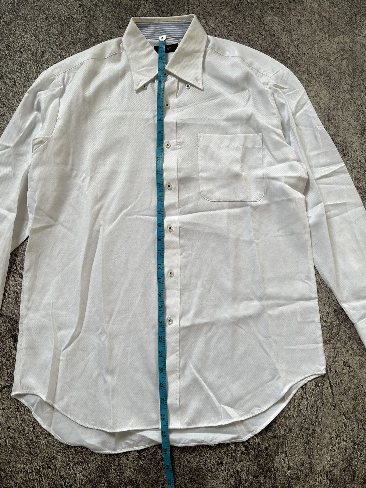 Japanese Brand Y’SACSNY WHITE BASIC SHIRT Size US L / EU 52-54 / 3 - 9 Thumbnail
