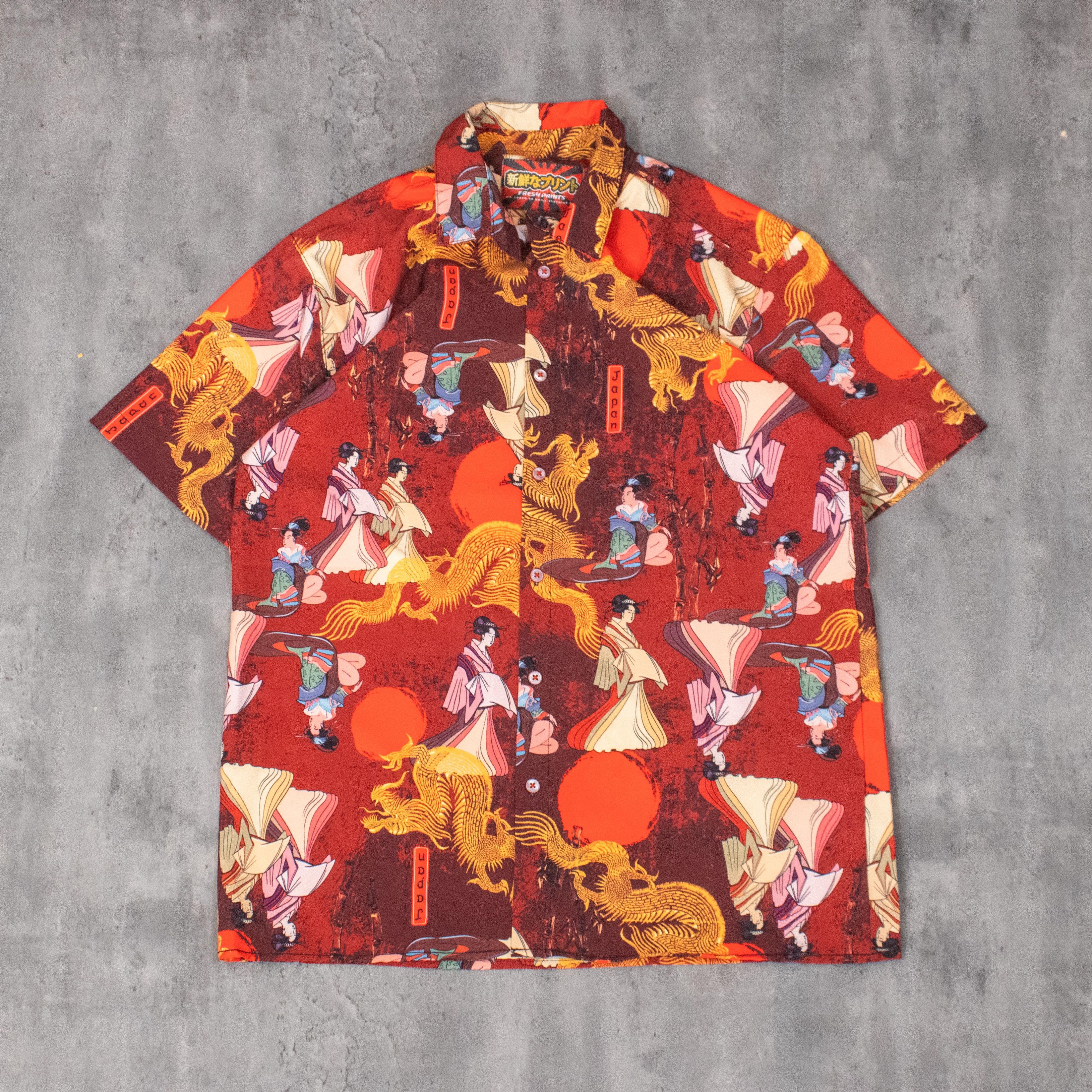 Vintage Y2K 2000s Japanese AOP Hawaiian Camp Collar Shirt Size US M / EU 48-50 / 2 - 3 Thumbnail