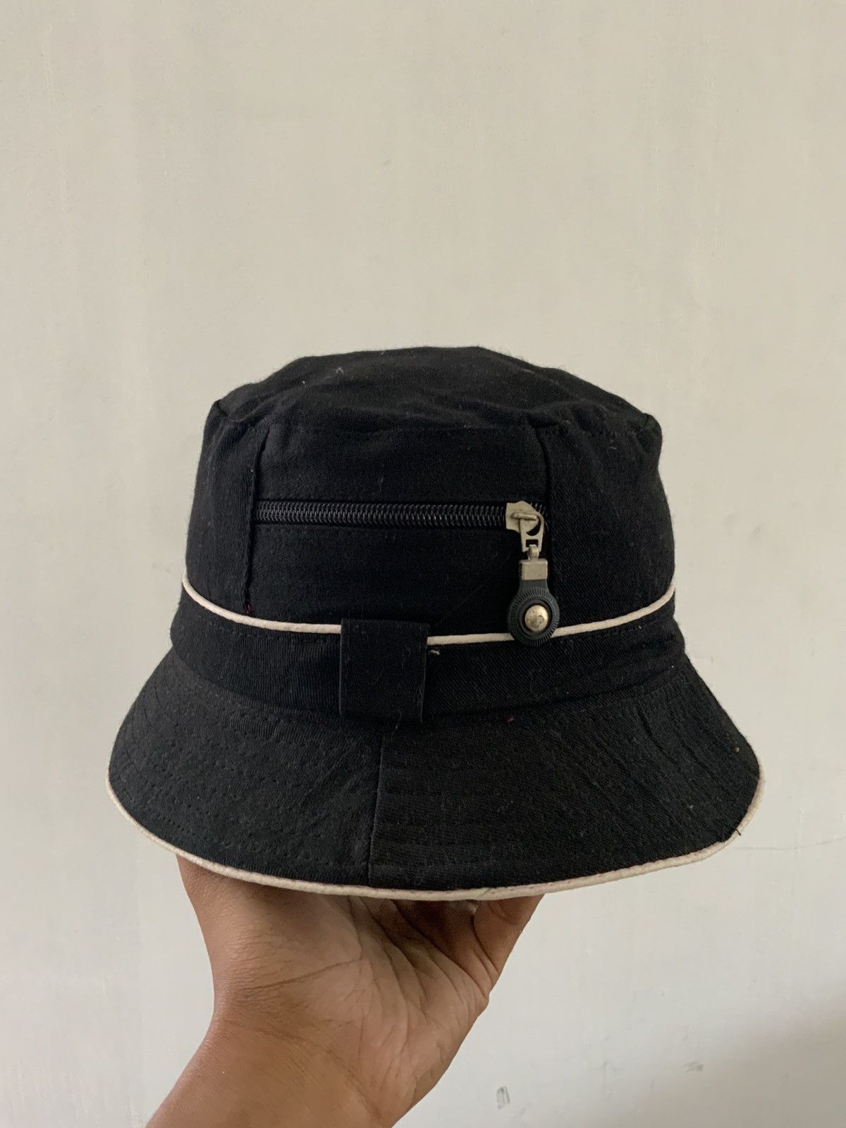 Japanese Brand Vintage Taishan Single Pocket Zip Bucket Hat Cap Size ONE SIZE - 5 Thumbnail