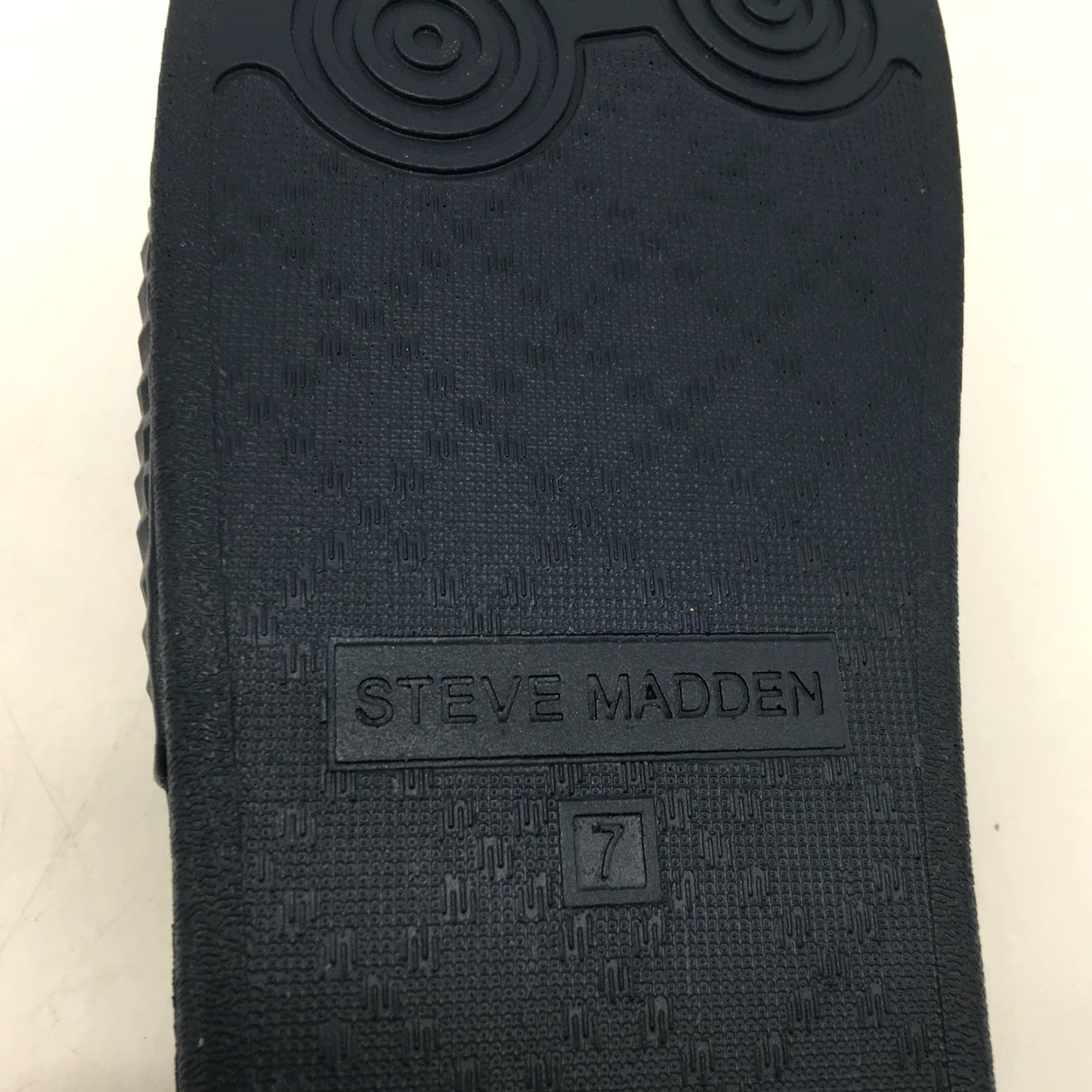 Steve Madden Steve Madden Riptide Sandals Slide Womens Navy Blue 7 Adjustable Slip-On Casual Flat Sandals Size US 7 / IT 37 - 6 Thumbnail