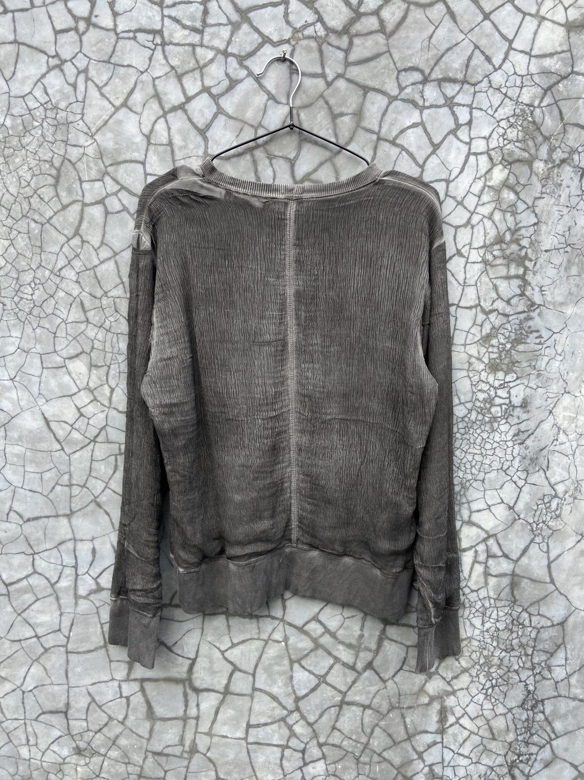 Helmut Lang Offer‼️ Helmut Lang Aesthetic Destroy Distressed Sweatshirt Size US S / EU 44-46 / 1 - 9 Thumbnail