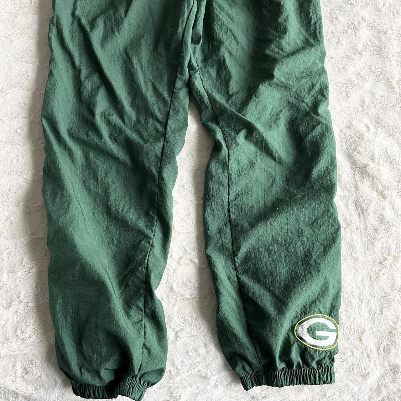 Reebok Vintage Green Bay Packers Pants Mens XL 30x31 Nylon 90s READ Size US 30 / EU 46 - 5 Thumbnail