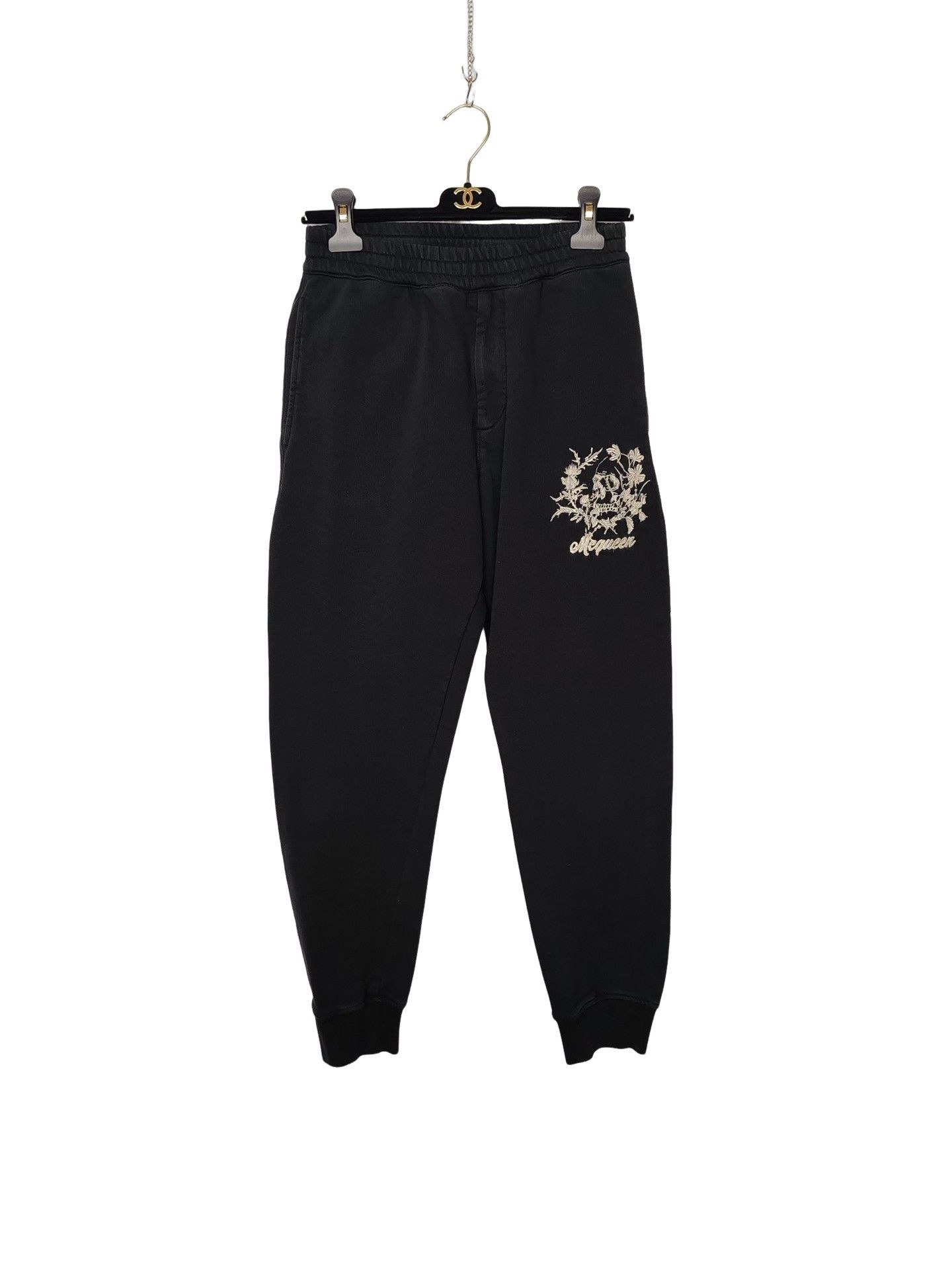 Alexander McQueen Alexander McQueen Floral Skull Logo Sweatpants Size S Size US 30 / EU 46 - 1 Thumbnail
