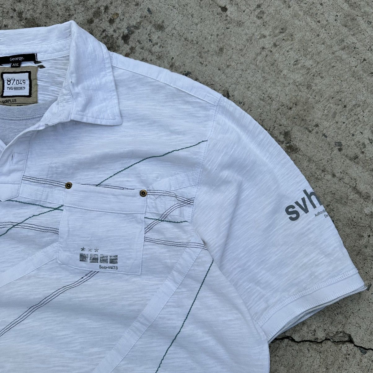 George Vintage Japan Polo George Avant-garde Size 2XL Y2K 00s USA Size US XXL / EU 58 / 5 - 6 Thumbnail