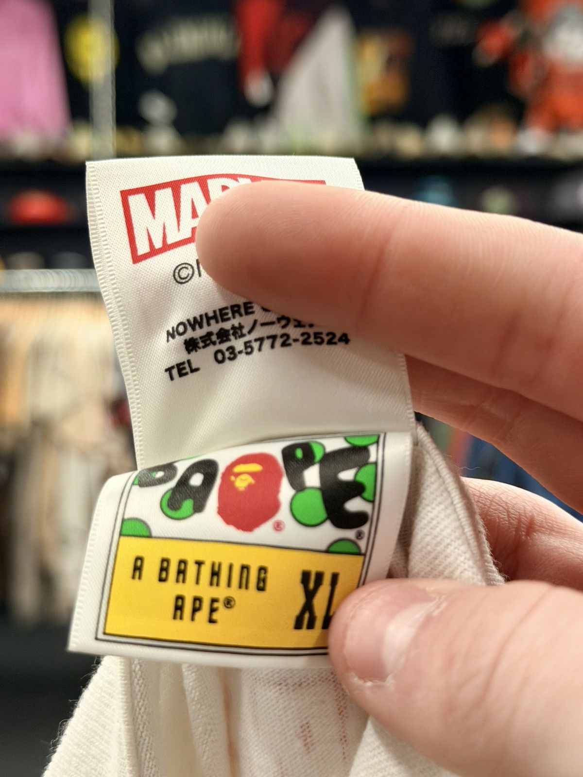 Bape Bape Marvel T-Shirt Size US XL / EU 56 / 4 - 6 Thumbnail