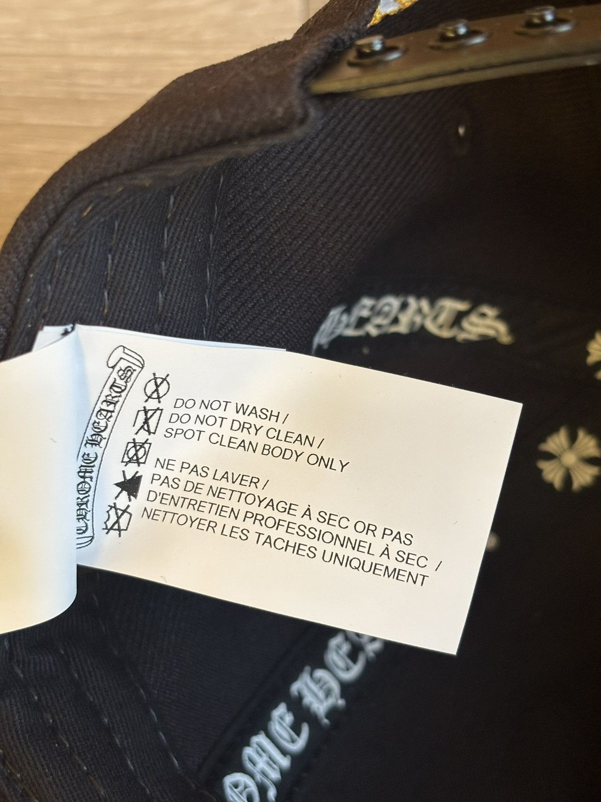 Chrome Hearts Chrome Hearts CH Baseball Cap Black/Yellow Snapback Hat Size ONE SIZE - 10 Thumbnail