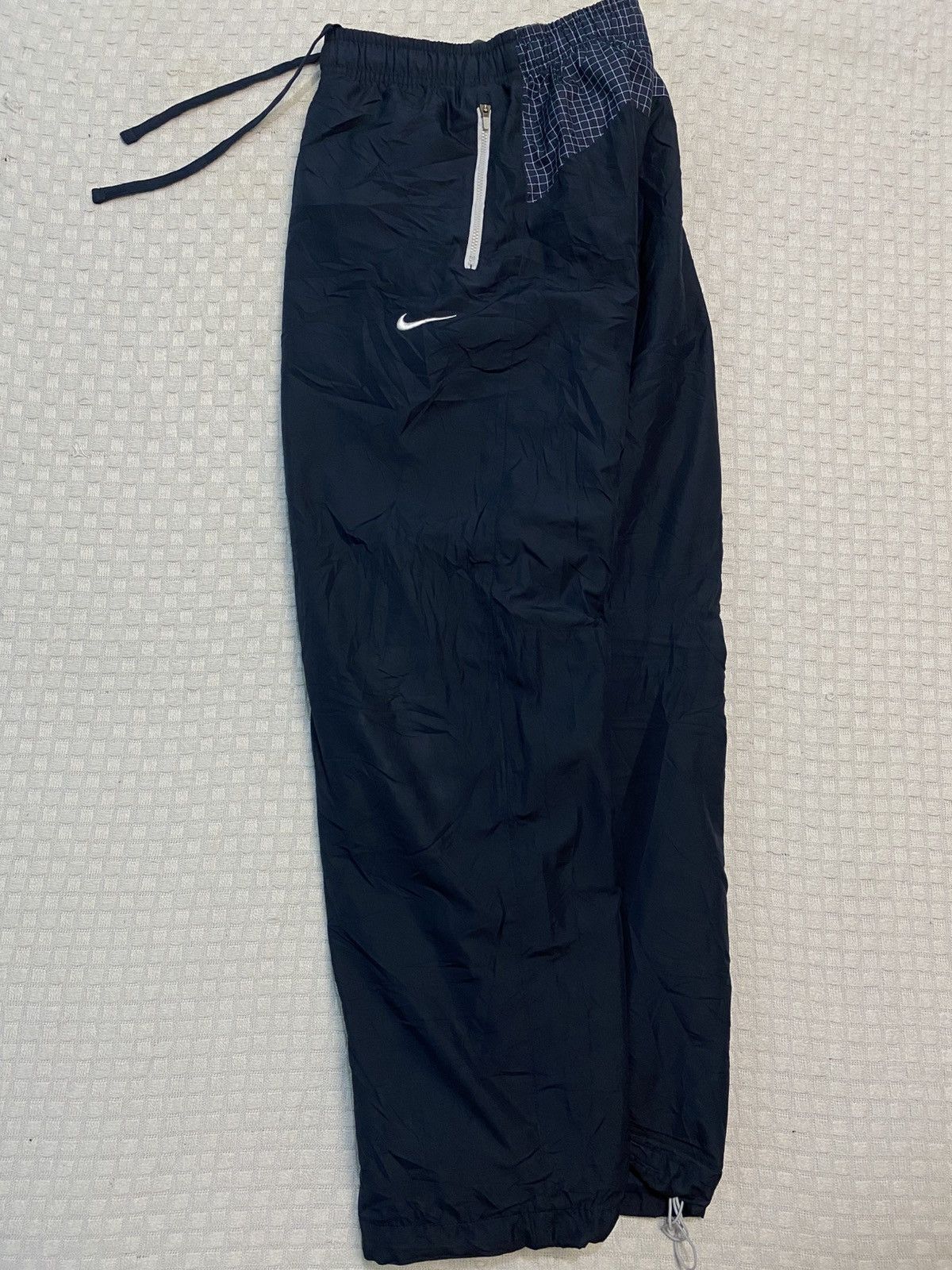 Carhartt Wip × Nike 💥 VINTAGE NIKE BAGGY NYLON 90S WIDE LEG TRACK PANTS Y2K Size US 30 / EU 46 - 2 Thumbnail