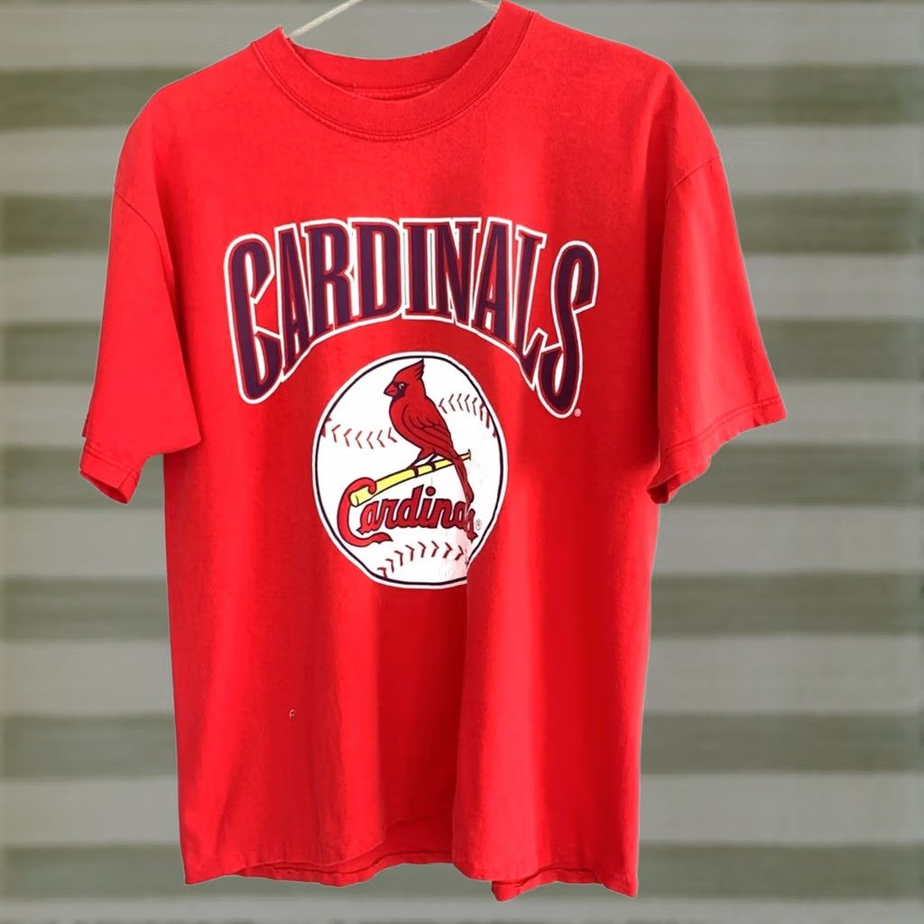 Gildan VINTAGE MENS MARK MCGWIRE 1998 JERSEY SHIRT LARGE Red Rare Gildan Shirt Mens L Red 1998 McGwire Size US L / EU 52-54 / 3 - 1 Thumbnail