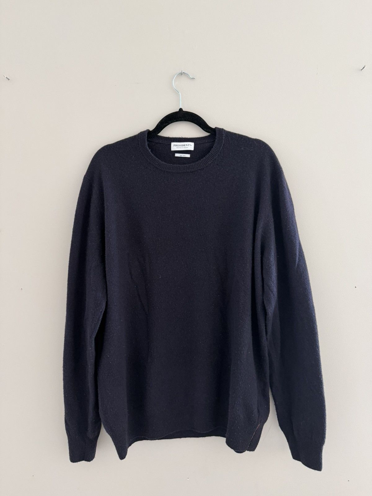 President’s 100% Brushed Wool Navy XL Super Soft