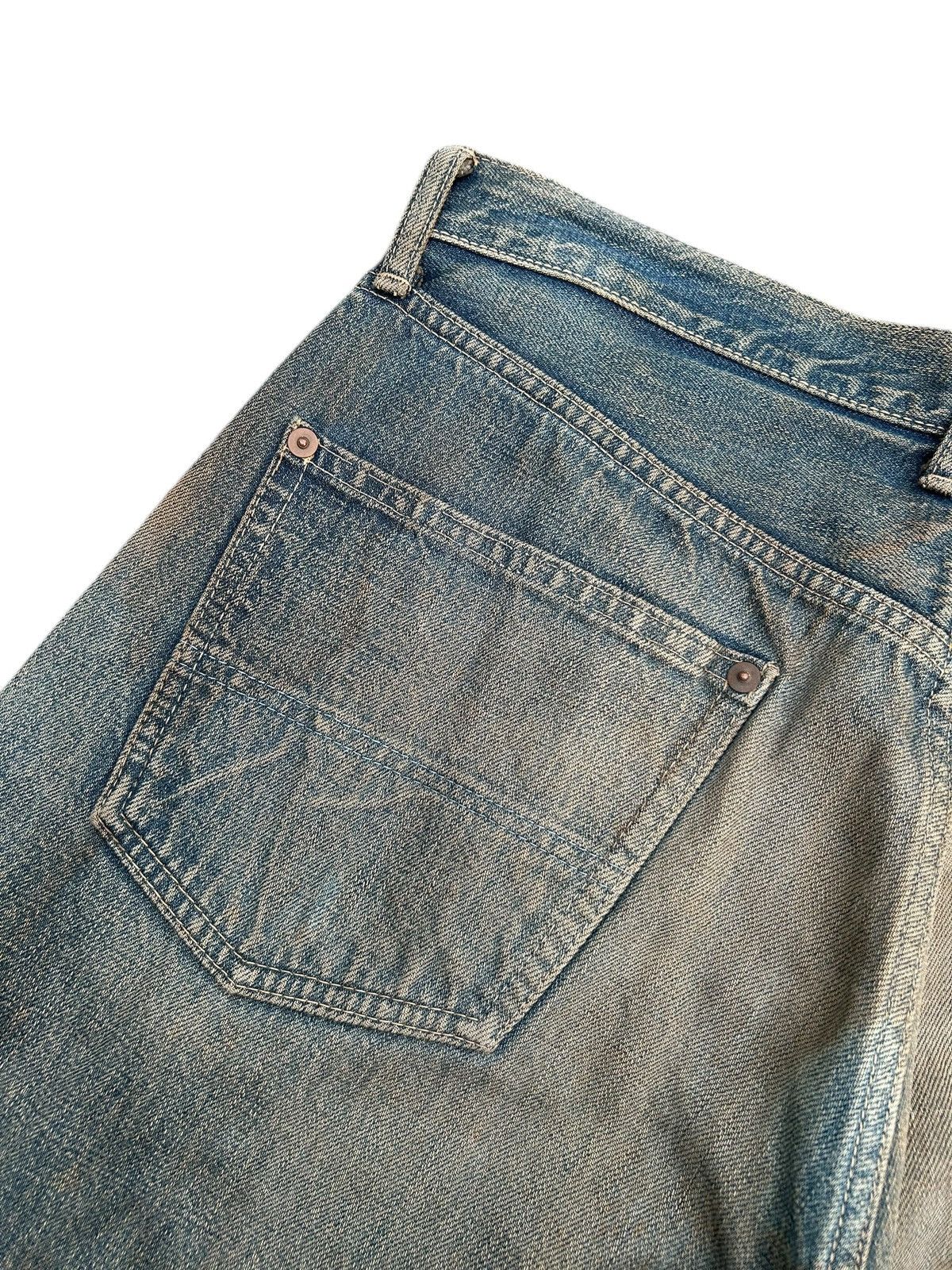 Kapital Vintage The Blue of an Selvedge Distressed Rusty Denim Jeans Size US 32 / EU 48 - 12 Thumbnail