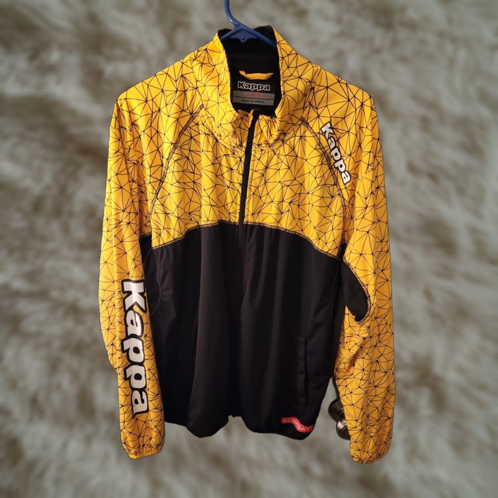 Kappa KAPPA Kombat Track Jacket Mens Size L Yellow Jacket Coats Sports Hoodie Size US L / EU 52-54 / 3 - 1 Thumbnail