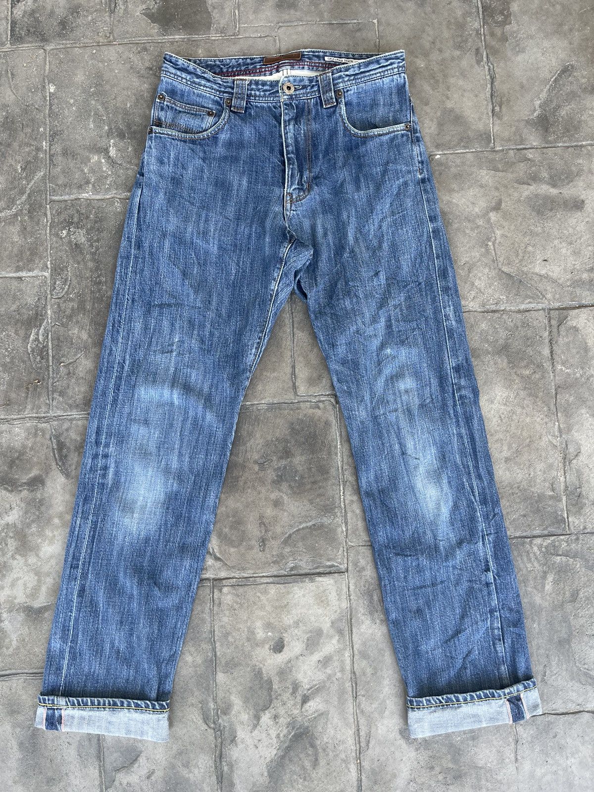 Japanese Brand JAPAN MADE Grand Global Okayama Denim Selvedge Buckle Back Size US 29 - 2 Thumbnail