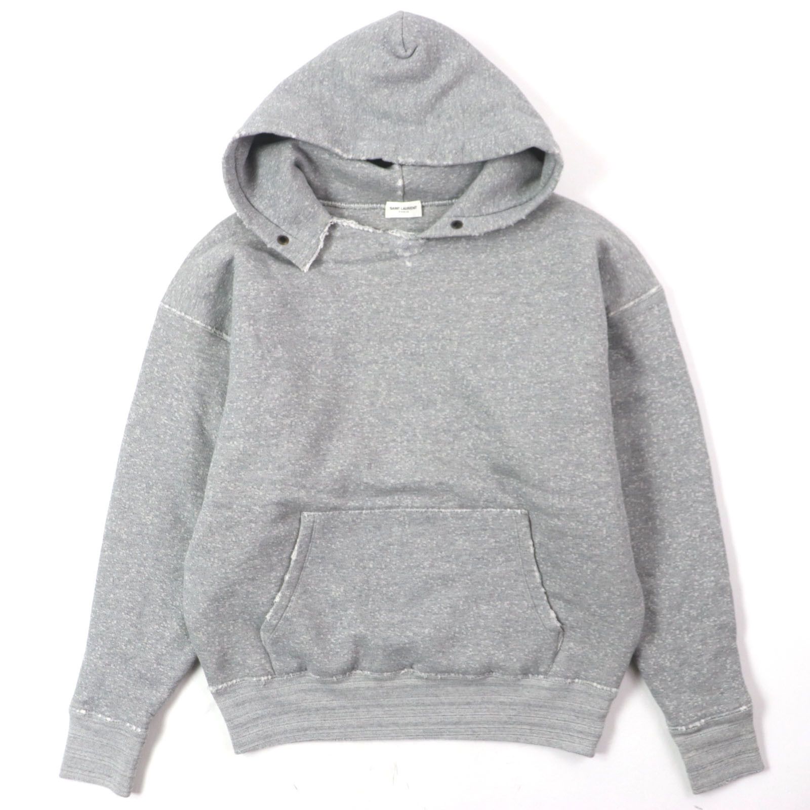 Yves Saint Laurent Yves Saint Laurent Saint Laurent Back Print Cotton Pullover Cotton Sweatshirts & Hoodies 704159 Size ONE SIZE - 1 Thumbnail